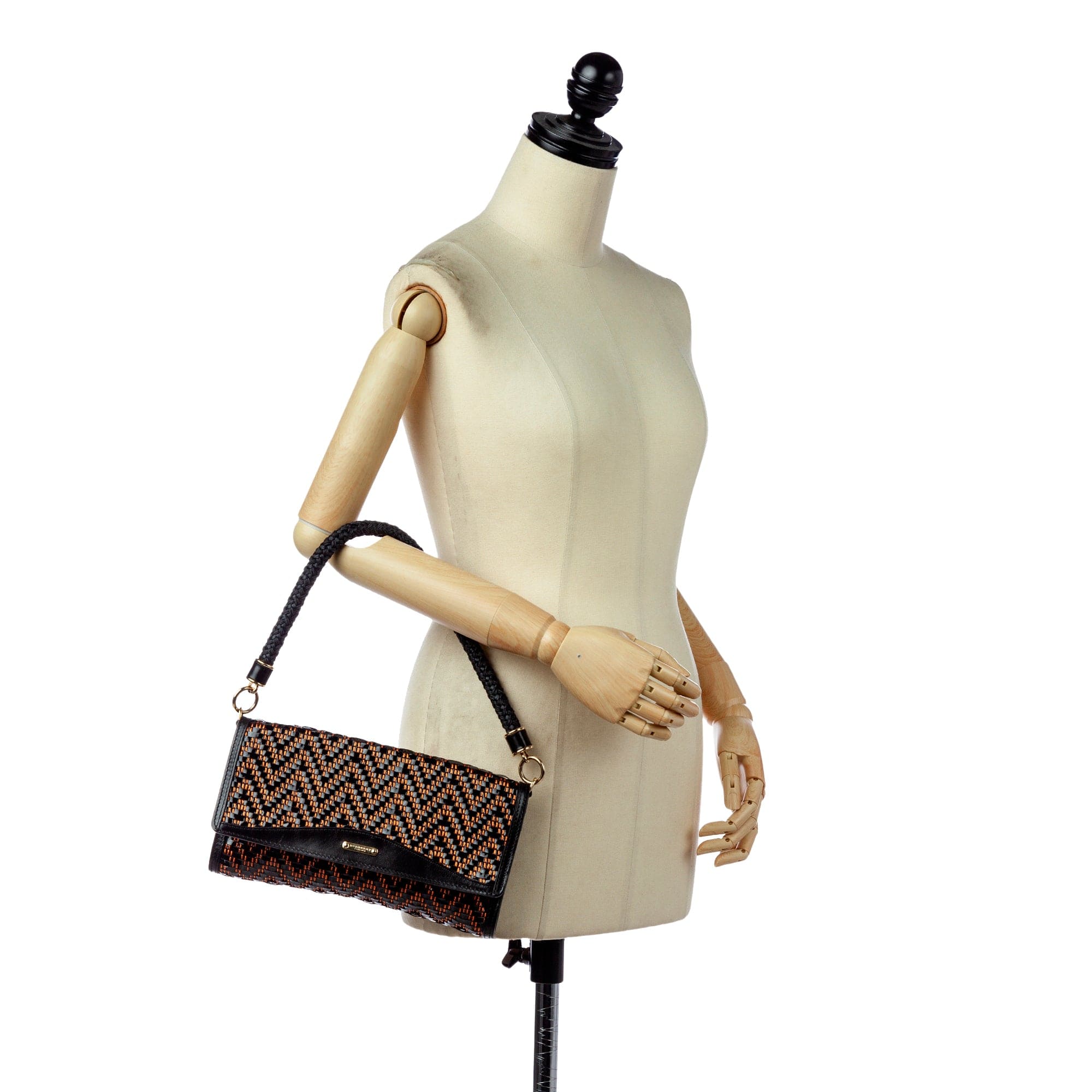 Burberry Burberry Raffia and Patent Shoulder bag - AWC1449