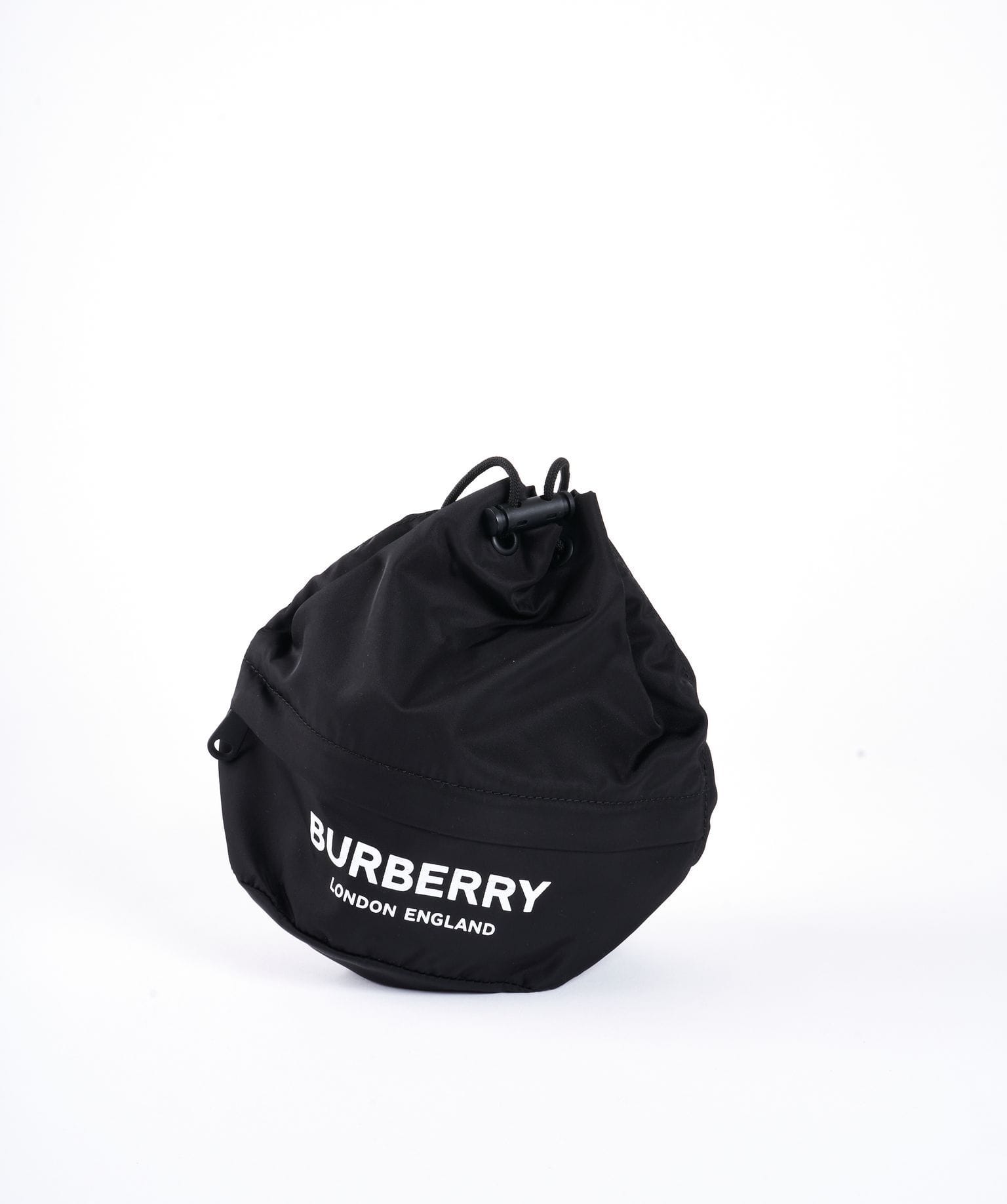 Burberry Burbery Black Nylon Drawstring Pouch