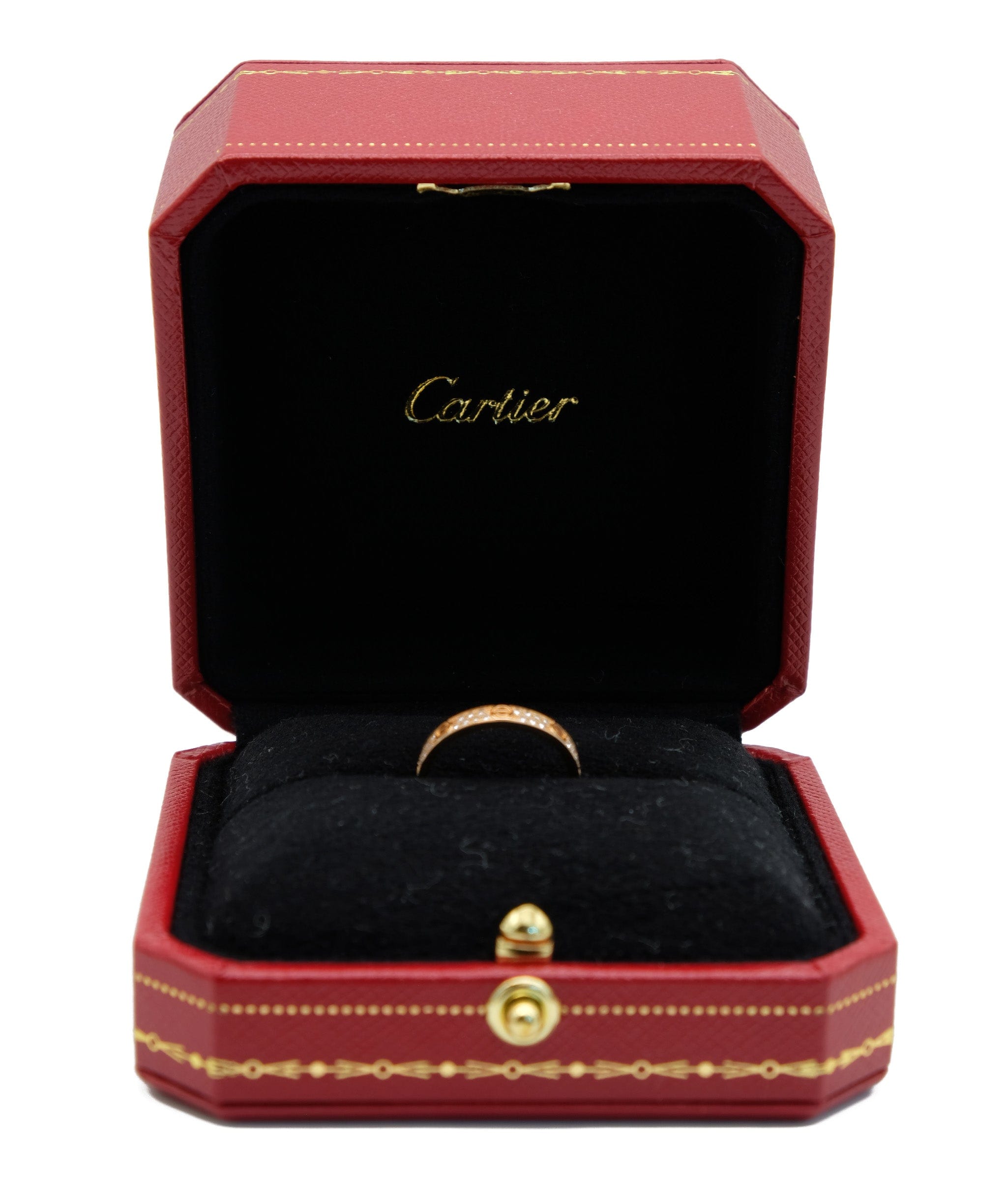 Cartier Cartier Mini Rose Gold Love Ring with Diamonds - ASL5213