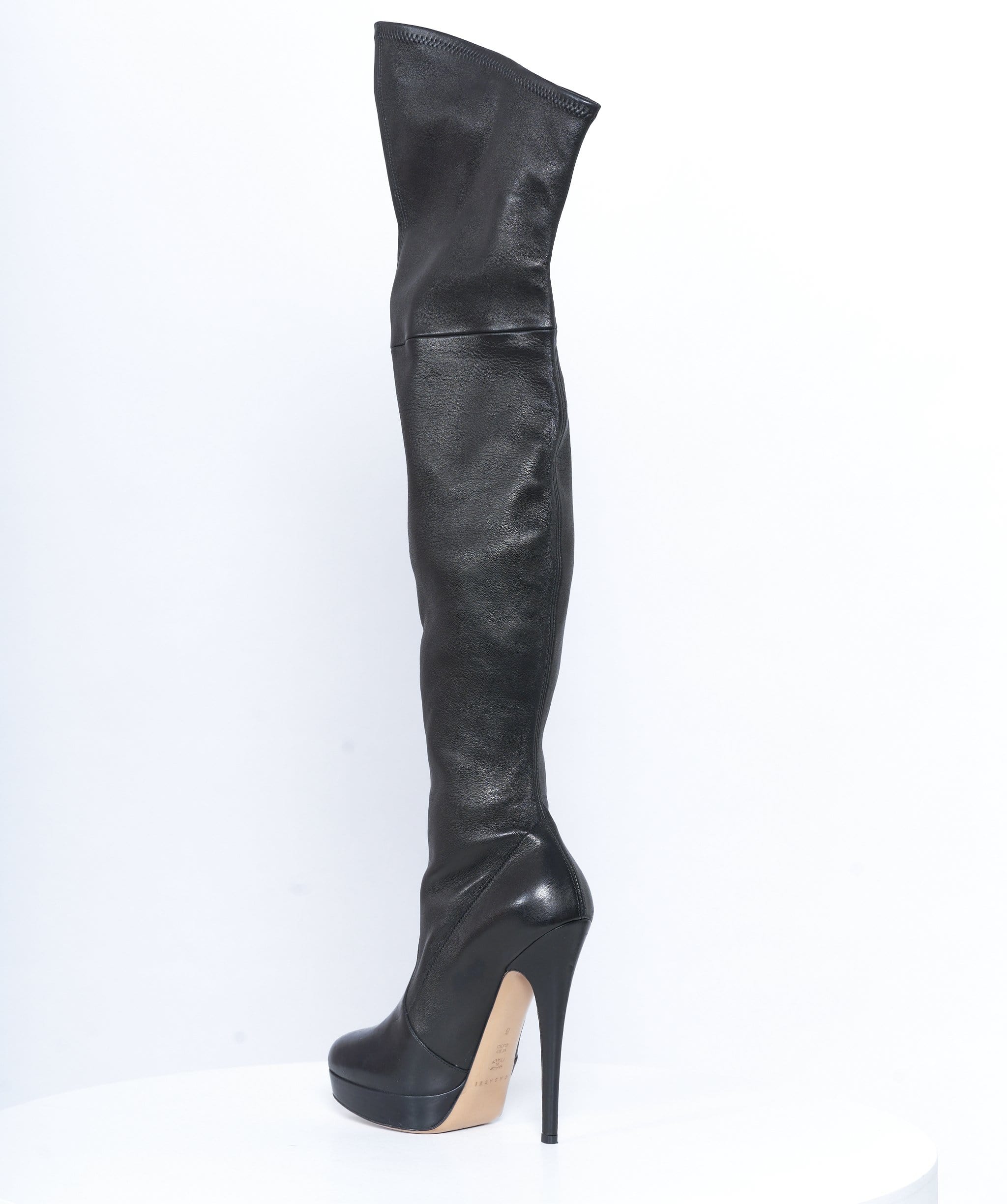 Casadei casadei thigh high boots Black  size 6uk