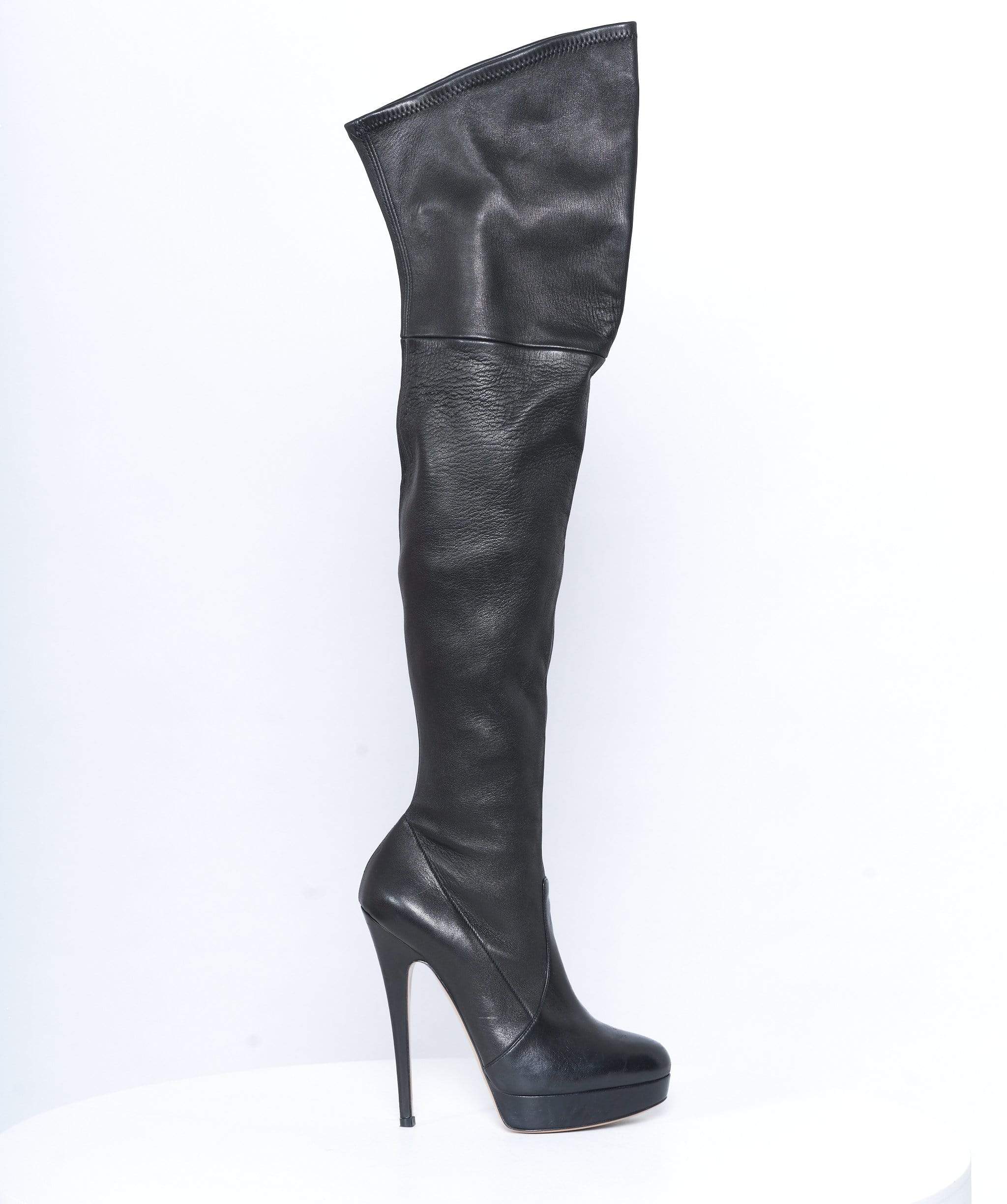 Casadei Casadei thigh high boots Black  size UK6