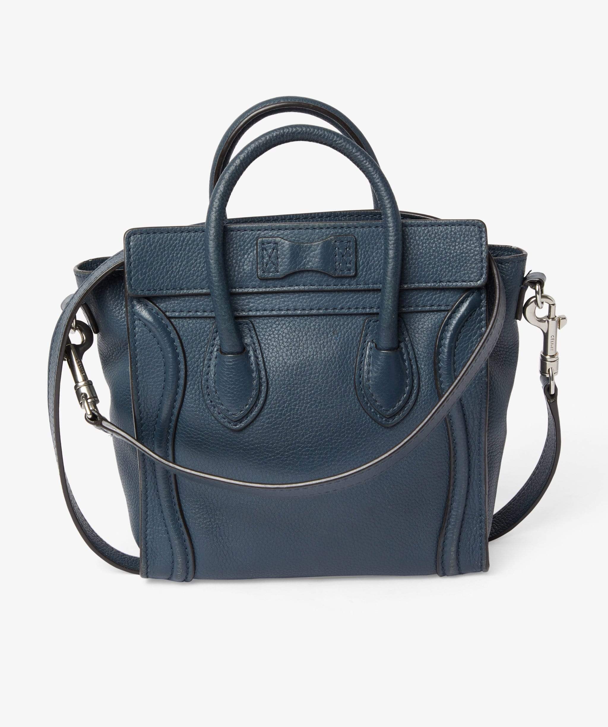 Celine Celine Bag Nano Navy Luggage