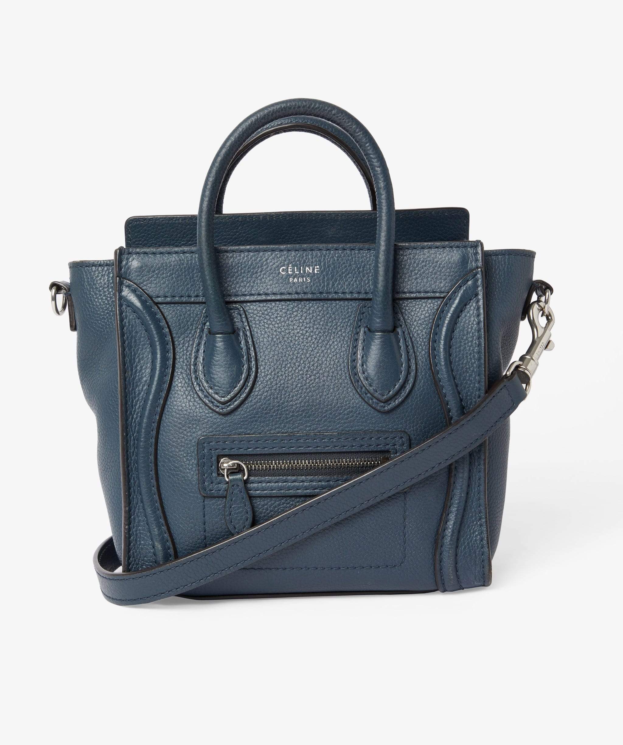 Celine Celine Bag Nano Navy Luggage