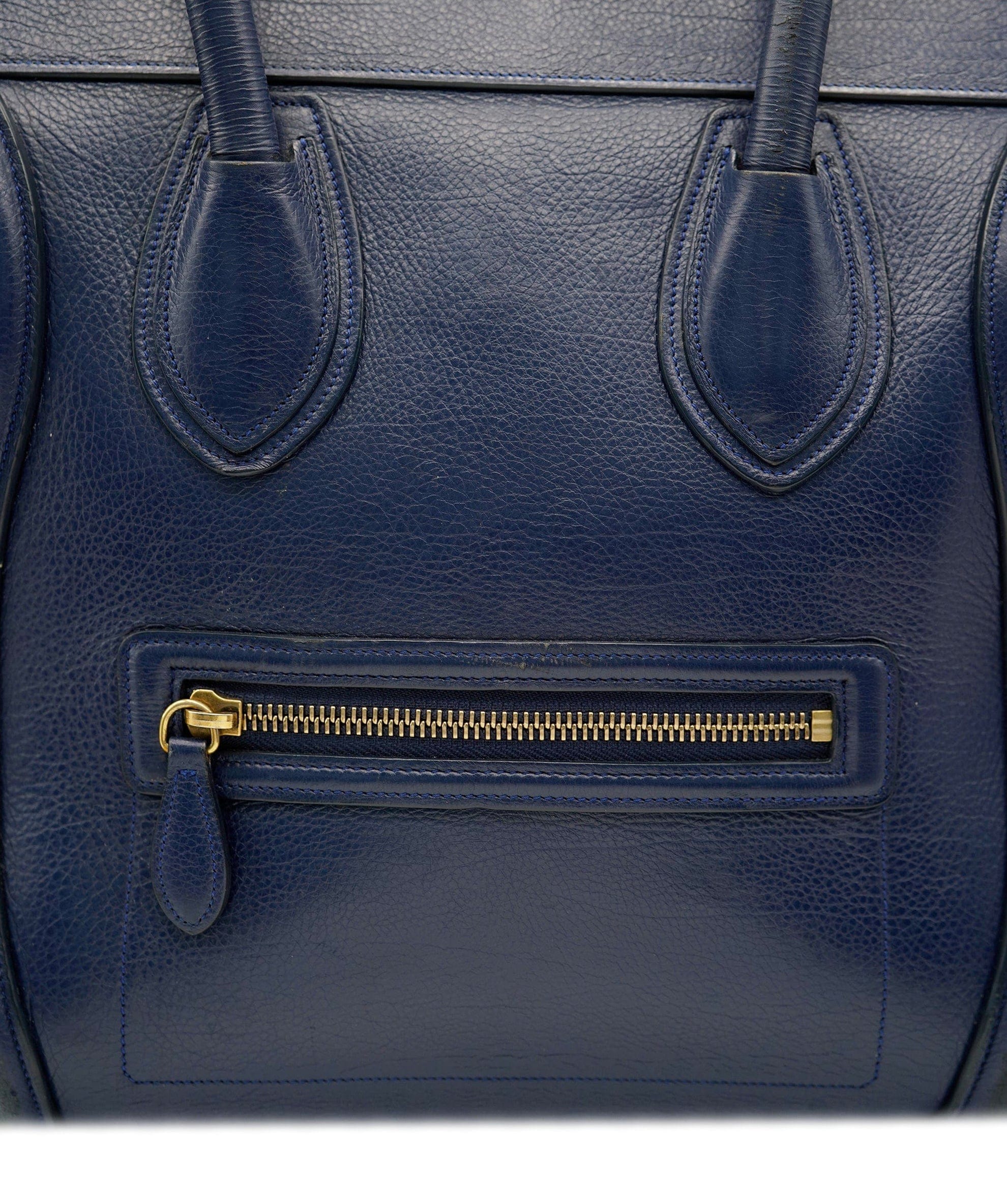 Celine Celine Blue Leather Luggage Bag - AGL1452