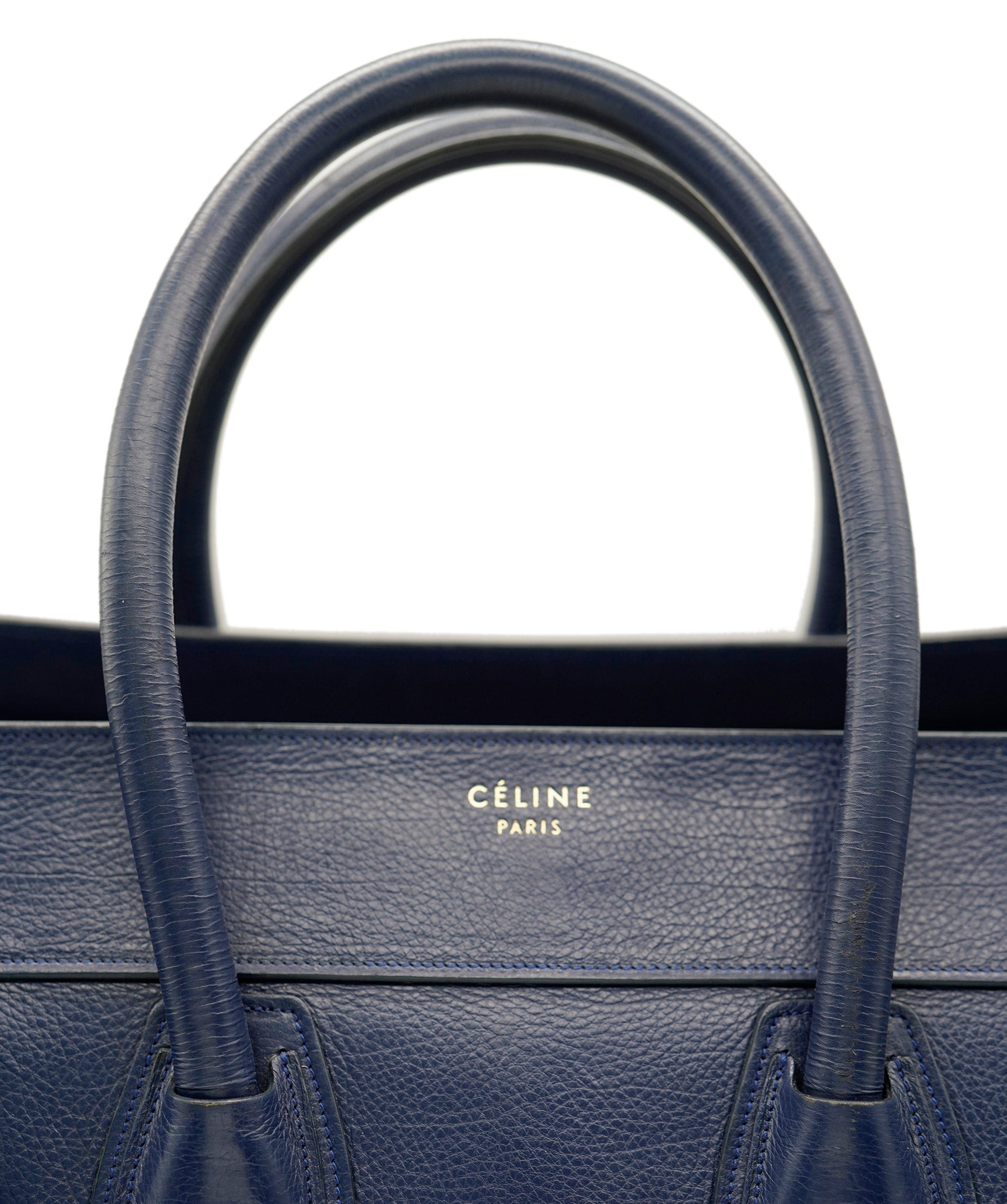 Celine Celine Blue Leather Luggage Bag - AGL1452