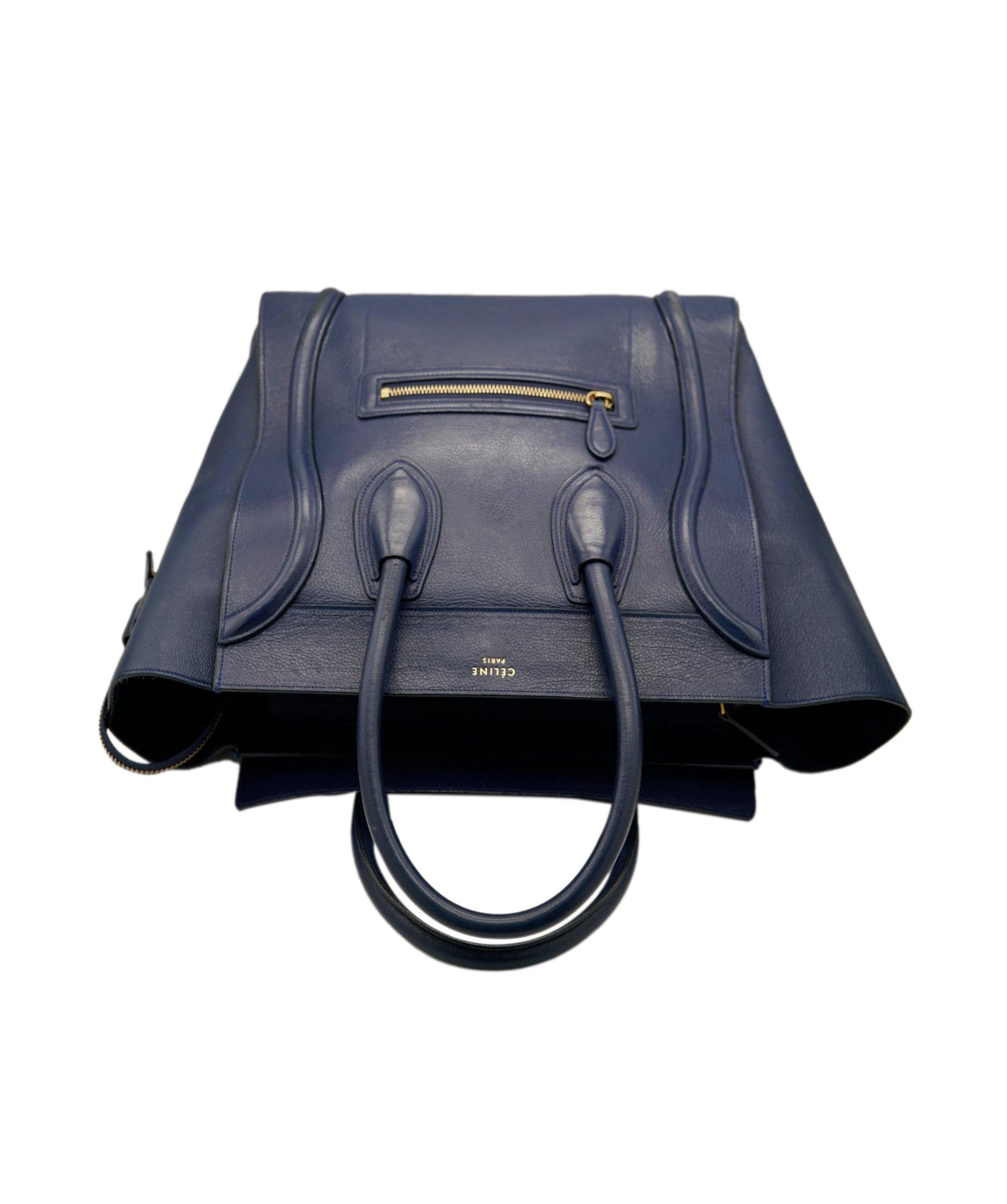 Celine Celine Blue Leather Luggage Bag - AGL1452