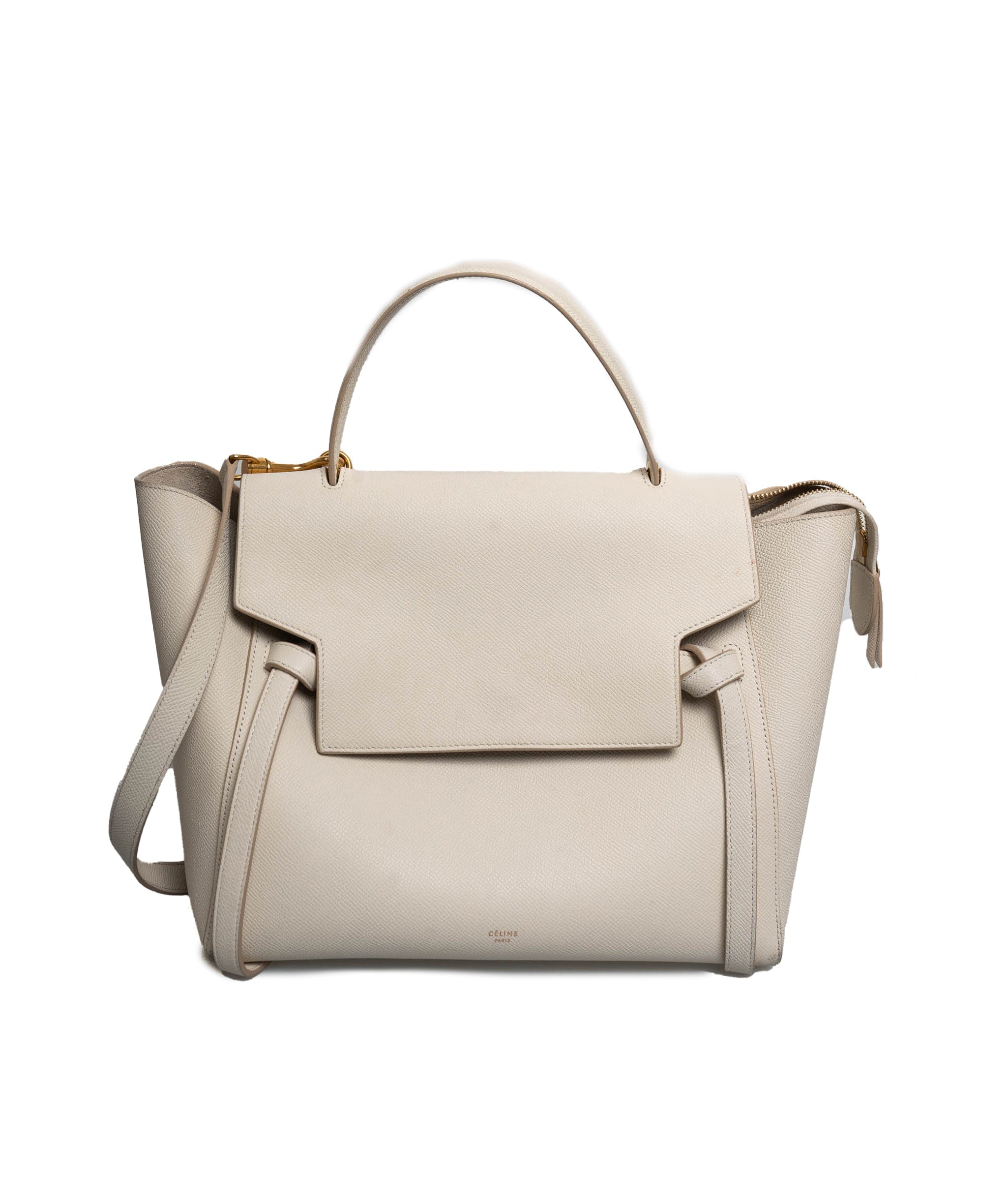 Celine Celine Cream Leather Belt Bag - AGL1556