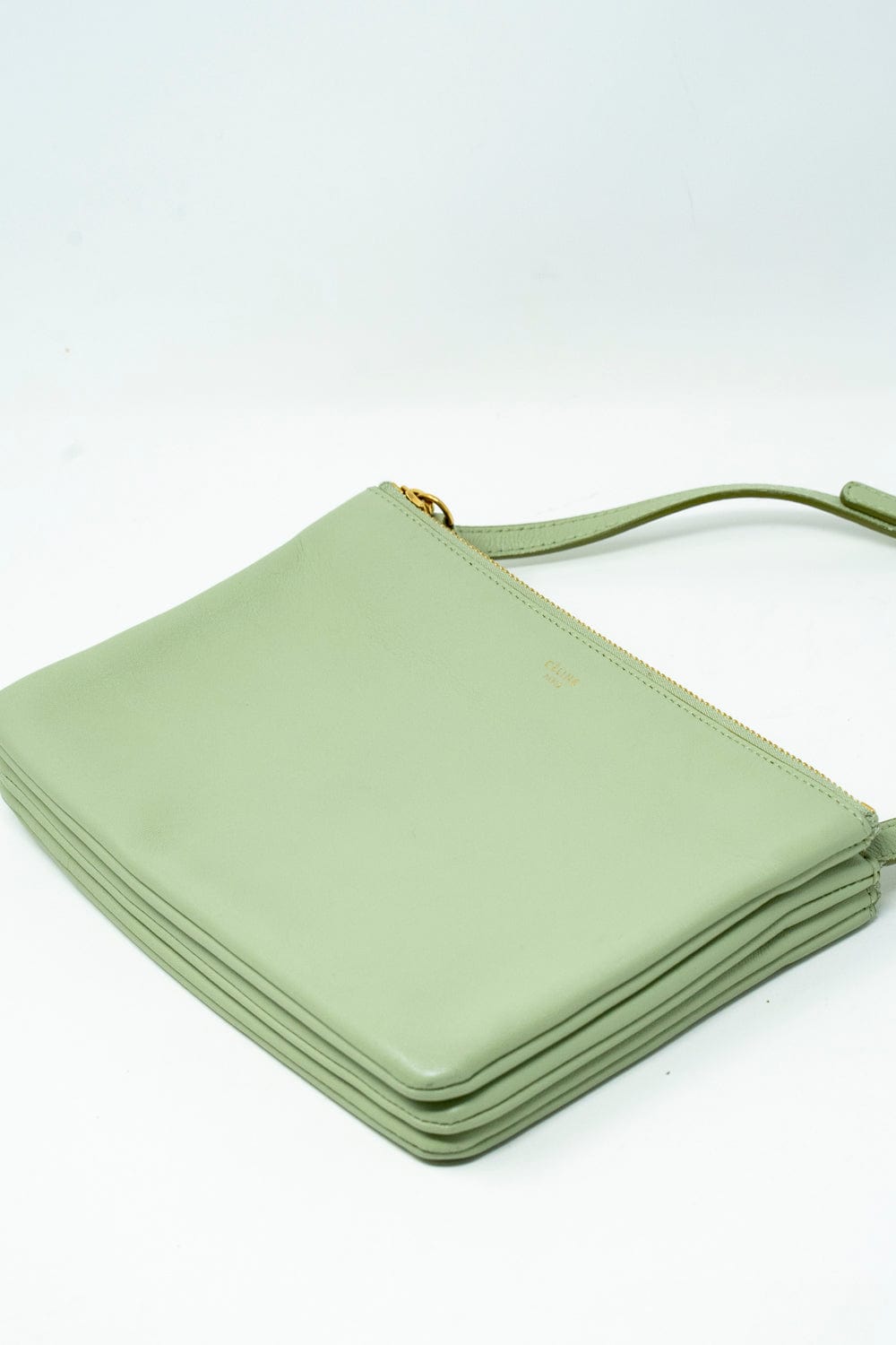 Celine Celine Light Green Trio Pouch Bag - AWL3461