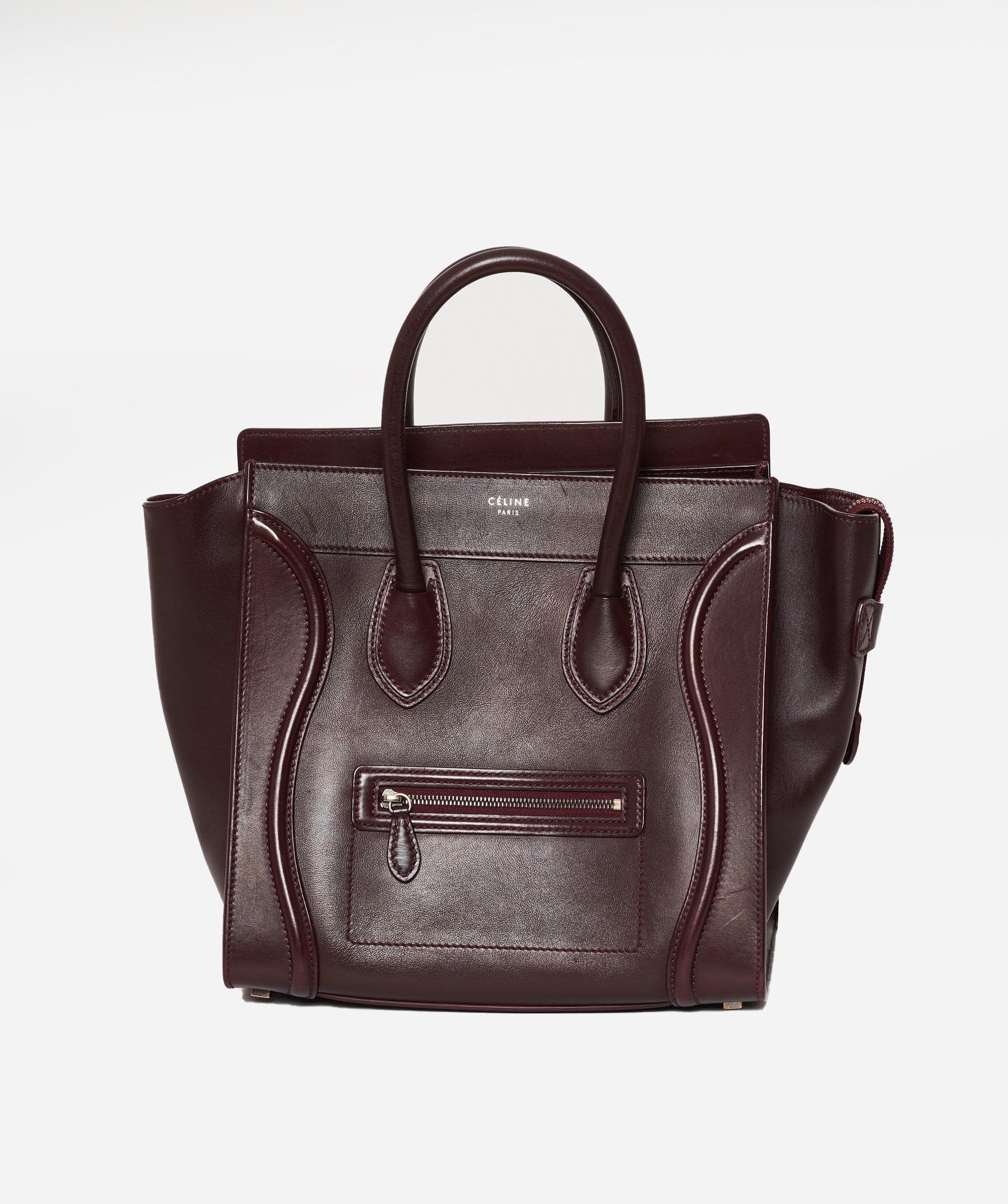 Celine Celine luggage medium burgundy