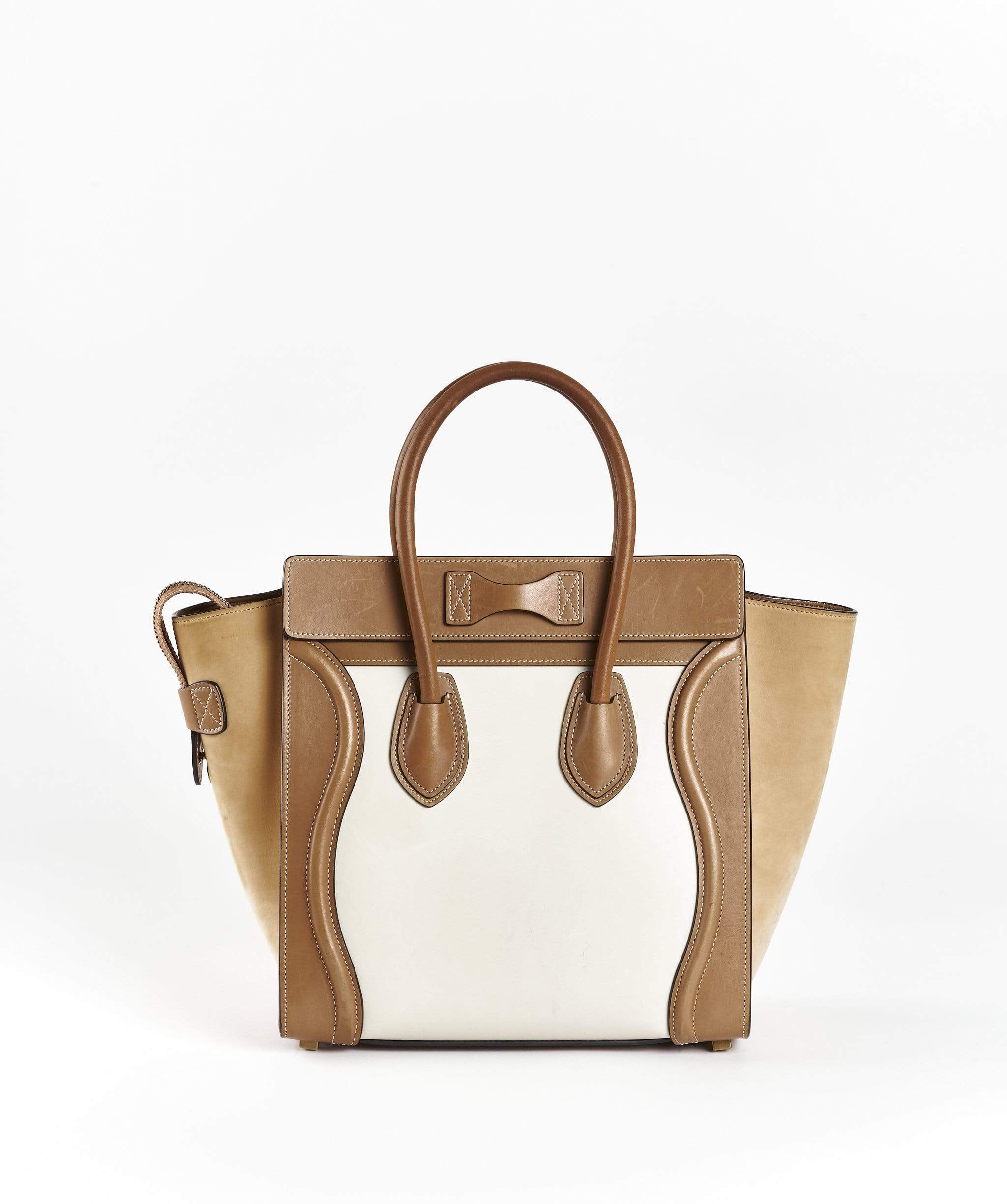 Celine Celine Luggage Micro Natural Calf Leather