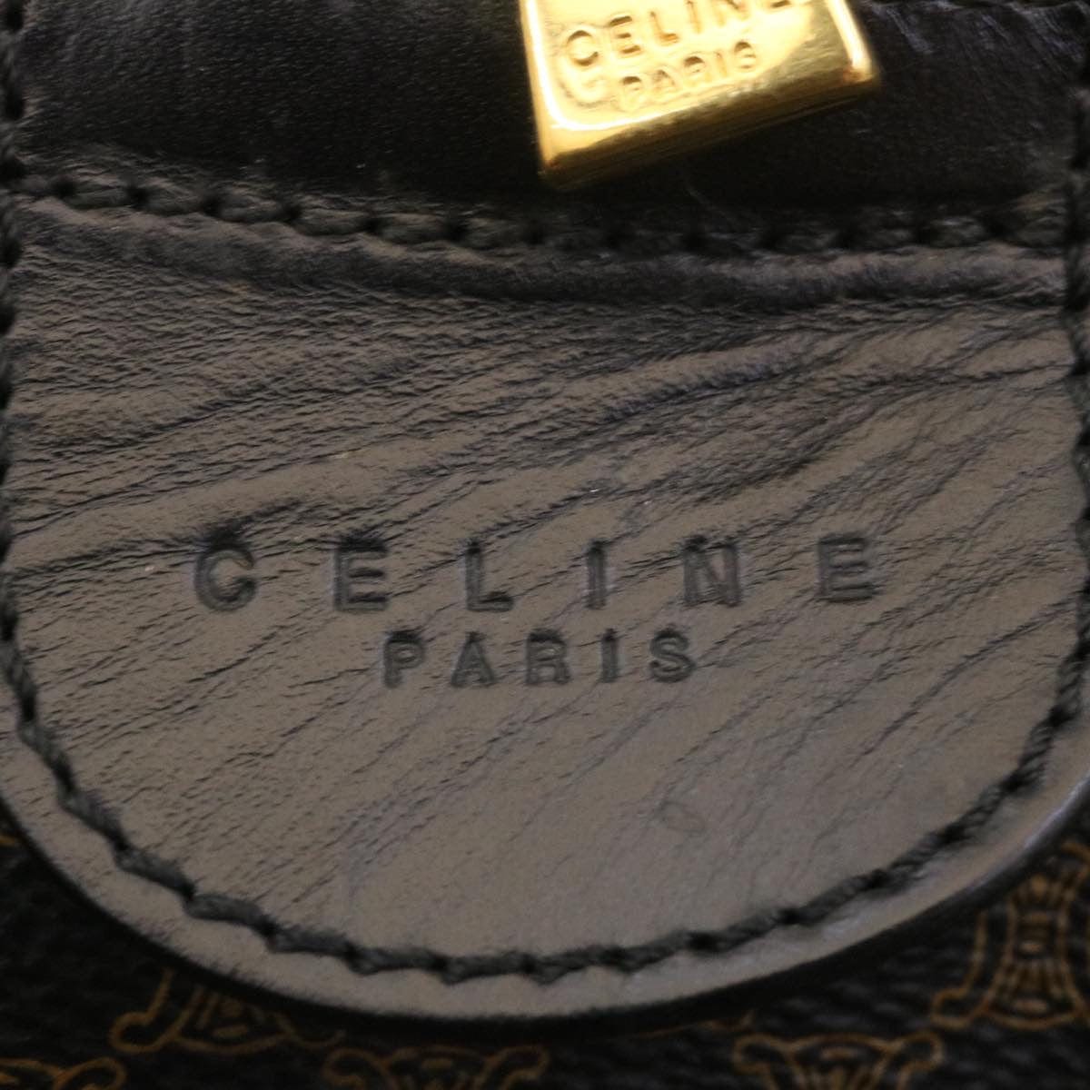 Celine CELINE Macadam Canvas Boston Bag Black - AWL2687