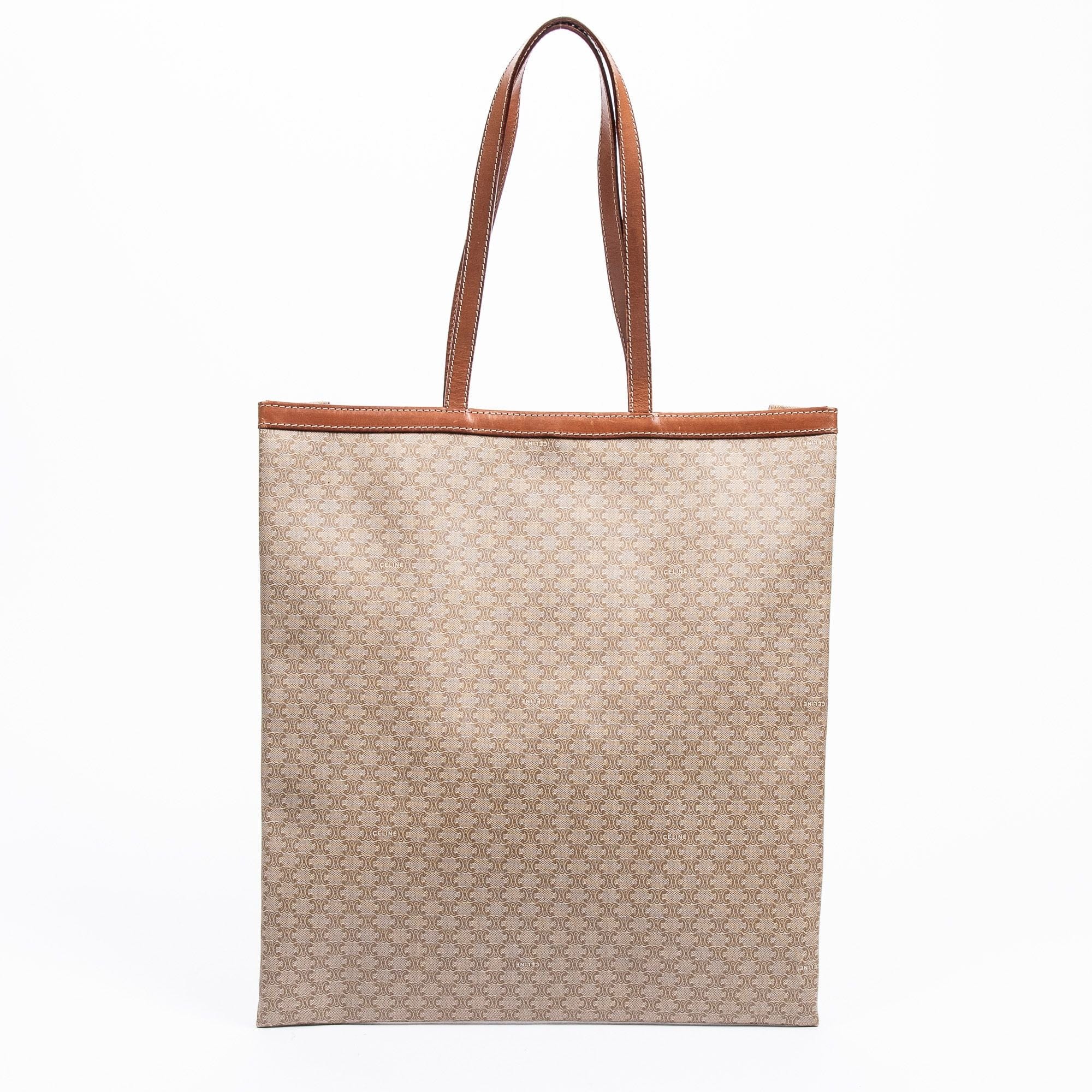 Celine Celine Macadam Canvas Flat Tote AWL2152