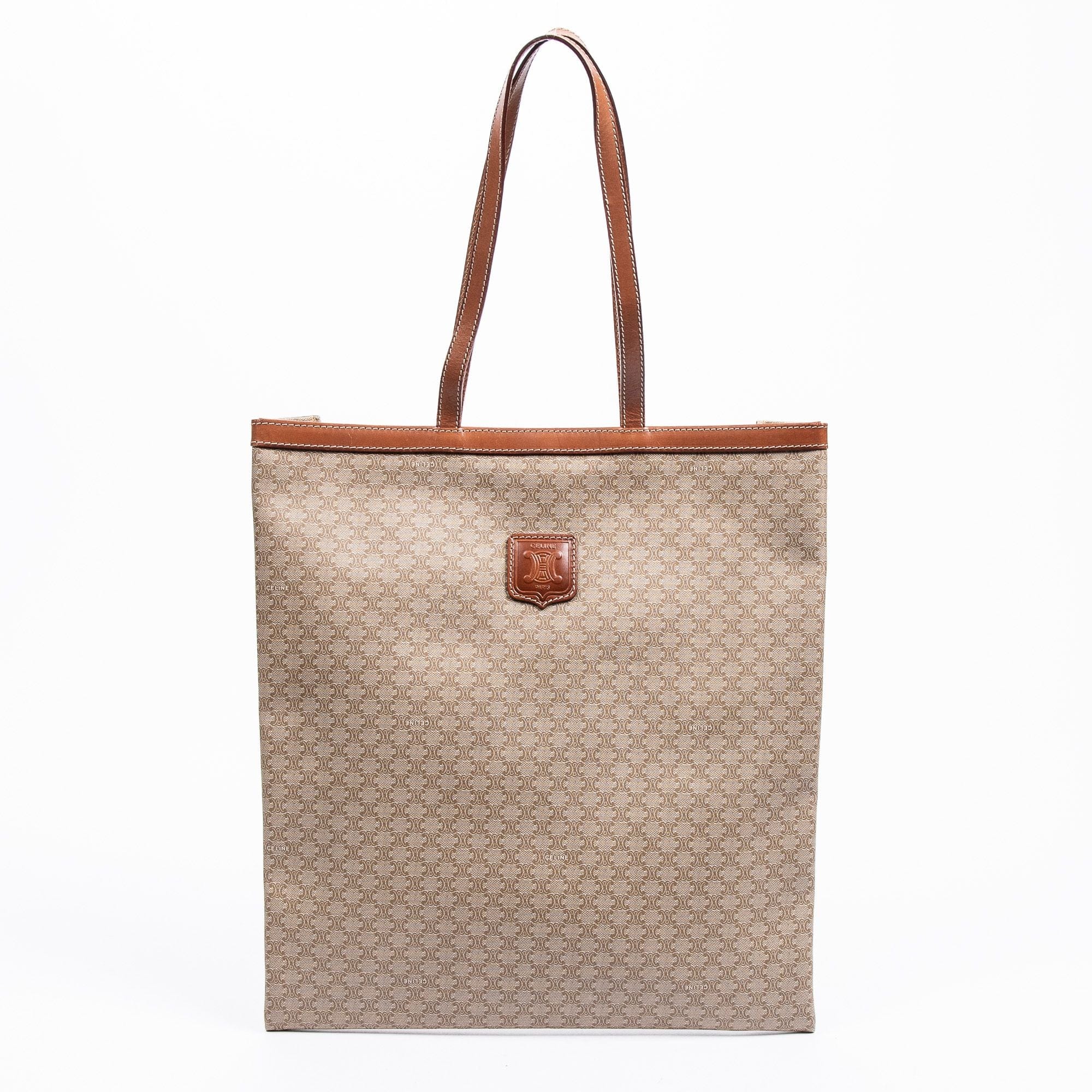 Celine Celine Macadam Canvas Flat Tote AWL2152