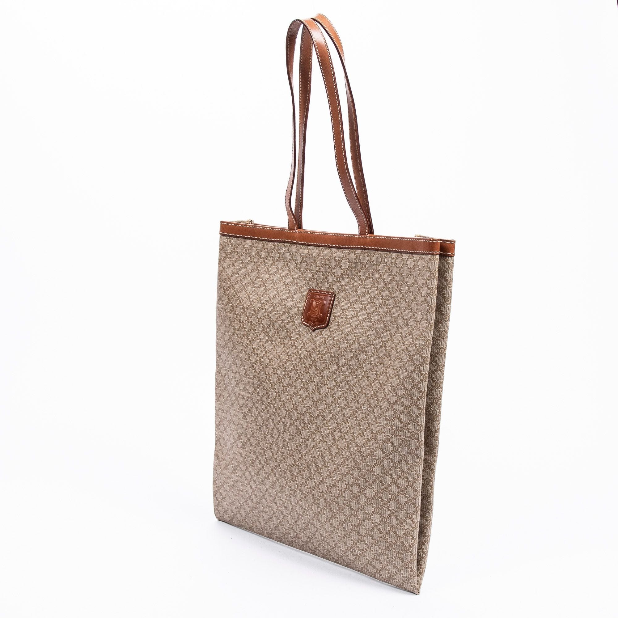 Celine Celine Macadam Canvas Flat Tote AWL2152