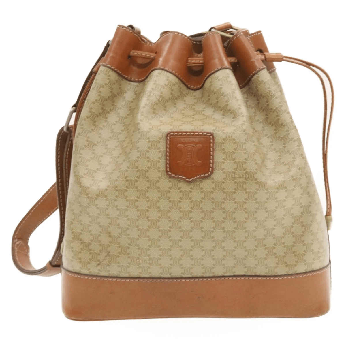 Celine CELINE Macadam Canvas Shoulder Bag