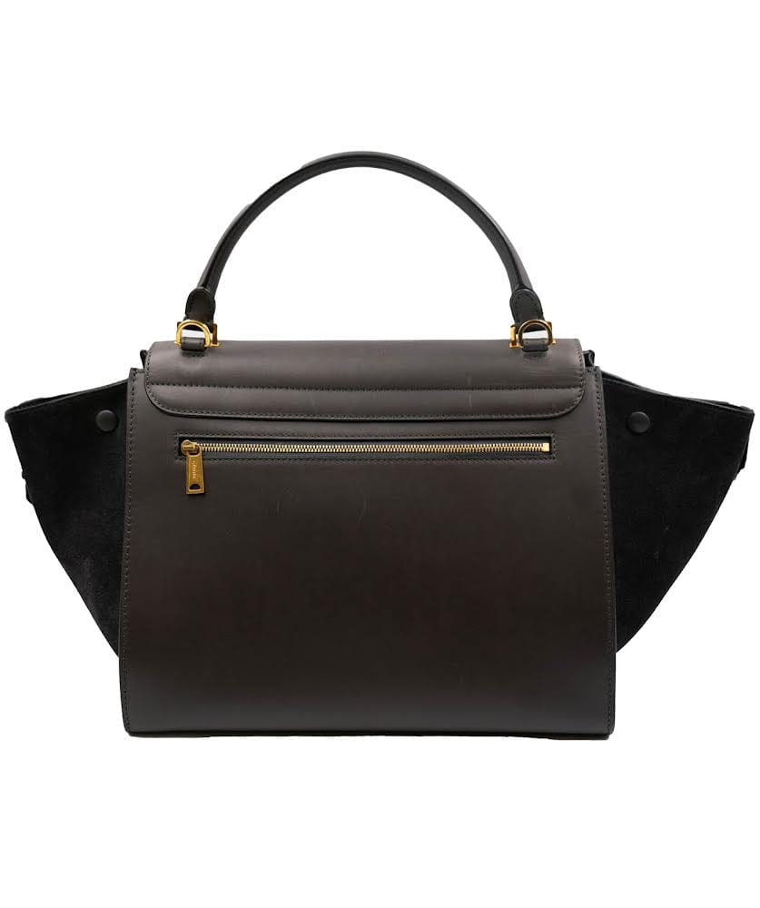 Celine Celine Trapeze Grey Calf Skin Medium Bag ALC0009