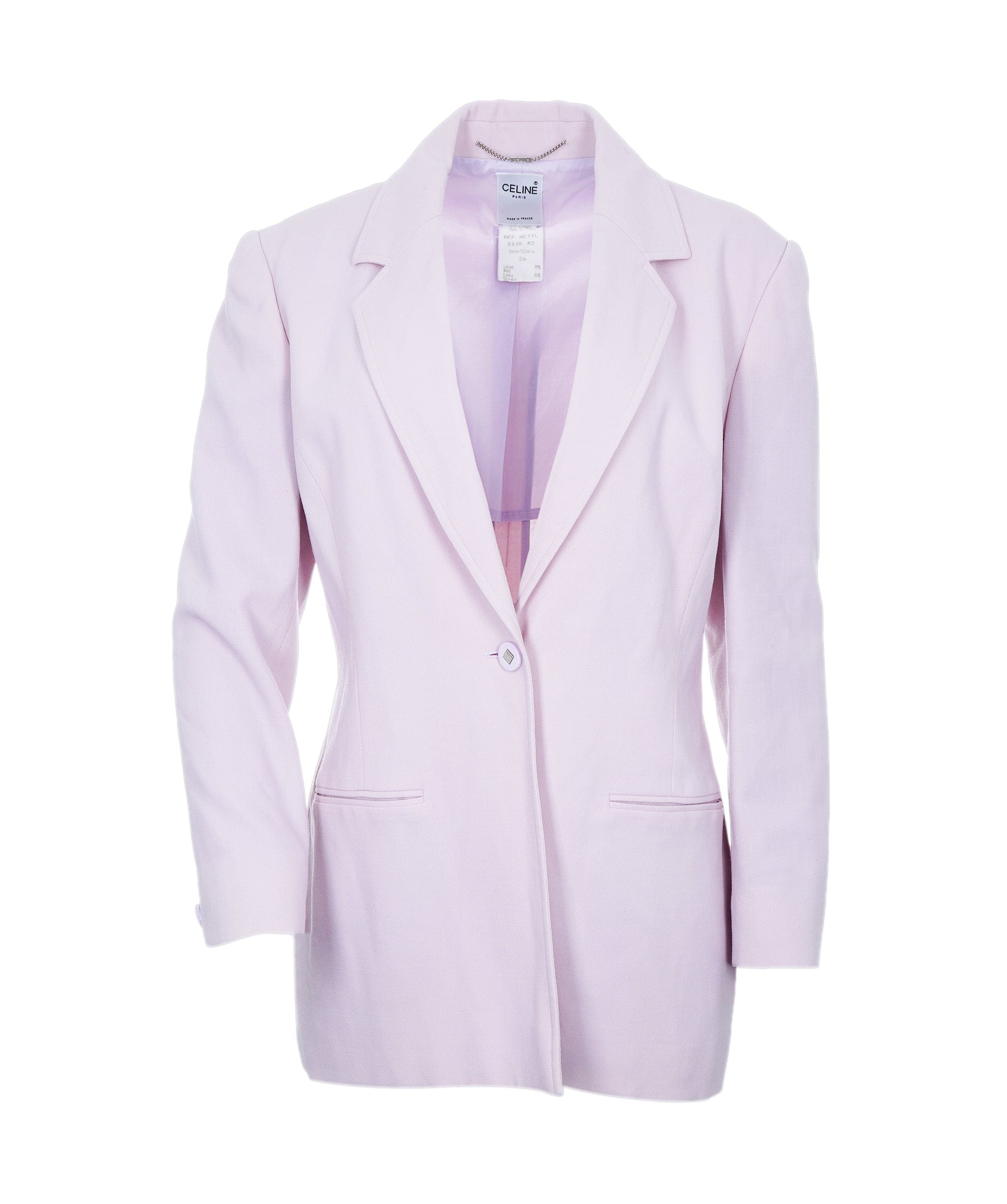 Celine Celine Blazer Jacket Light Pink ASL6976