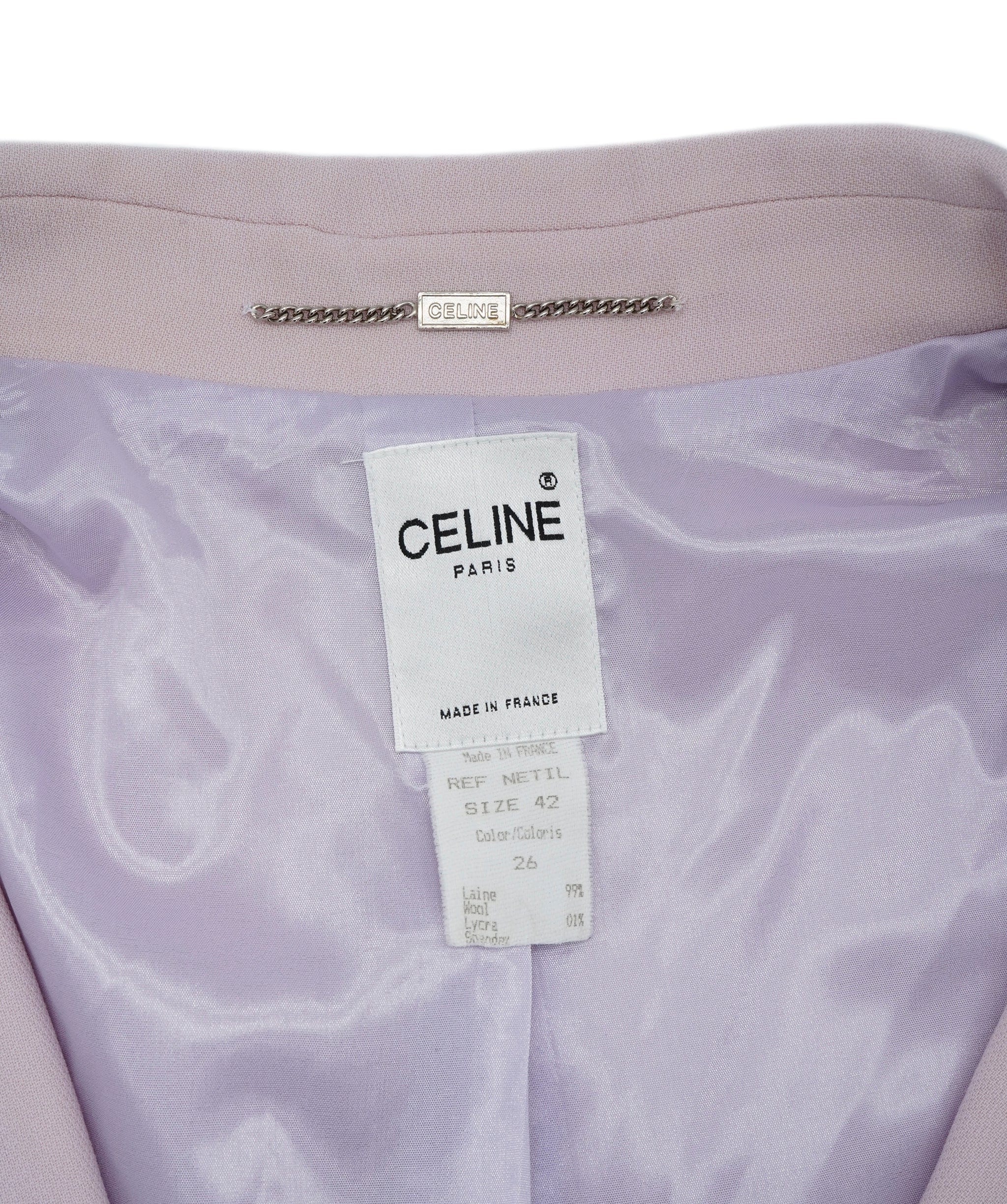 Celine Celine Blazer Jacket Light Pink ASL6976