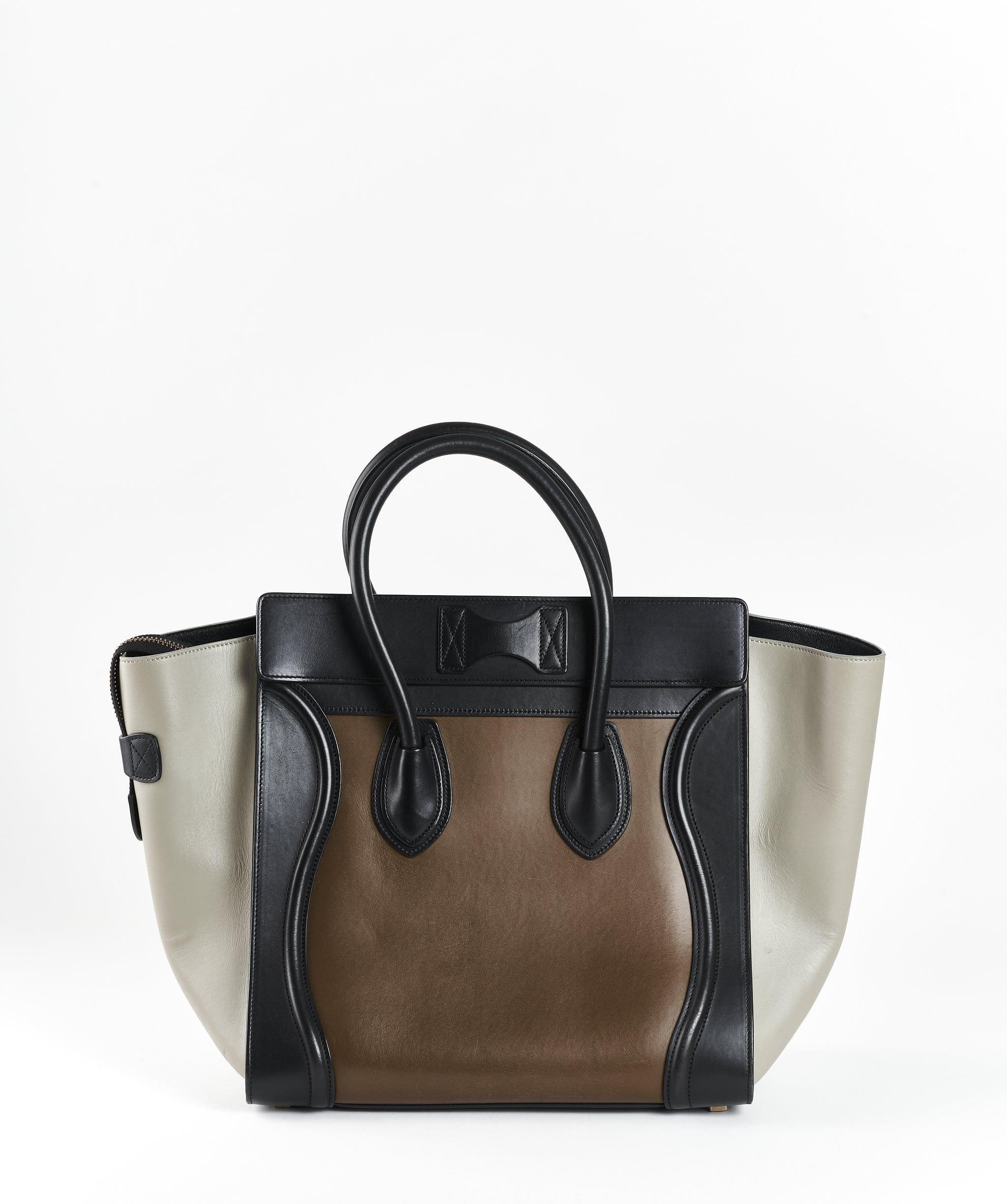 Celine Celine Luggage Micro Black Brown