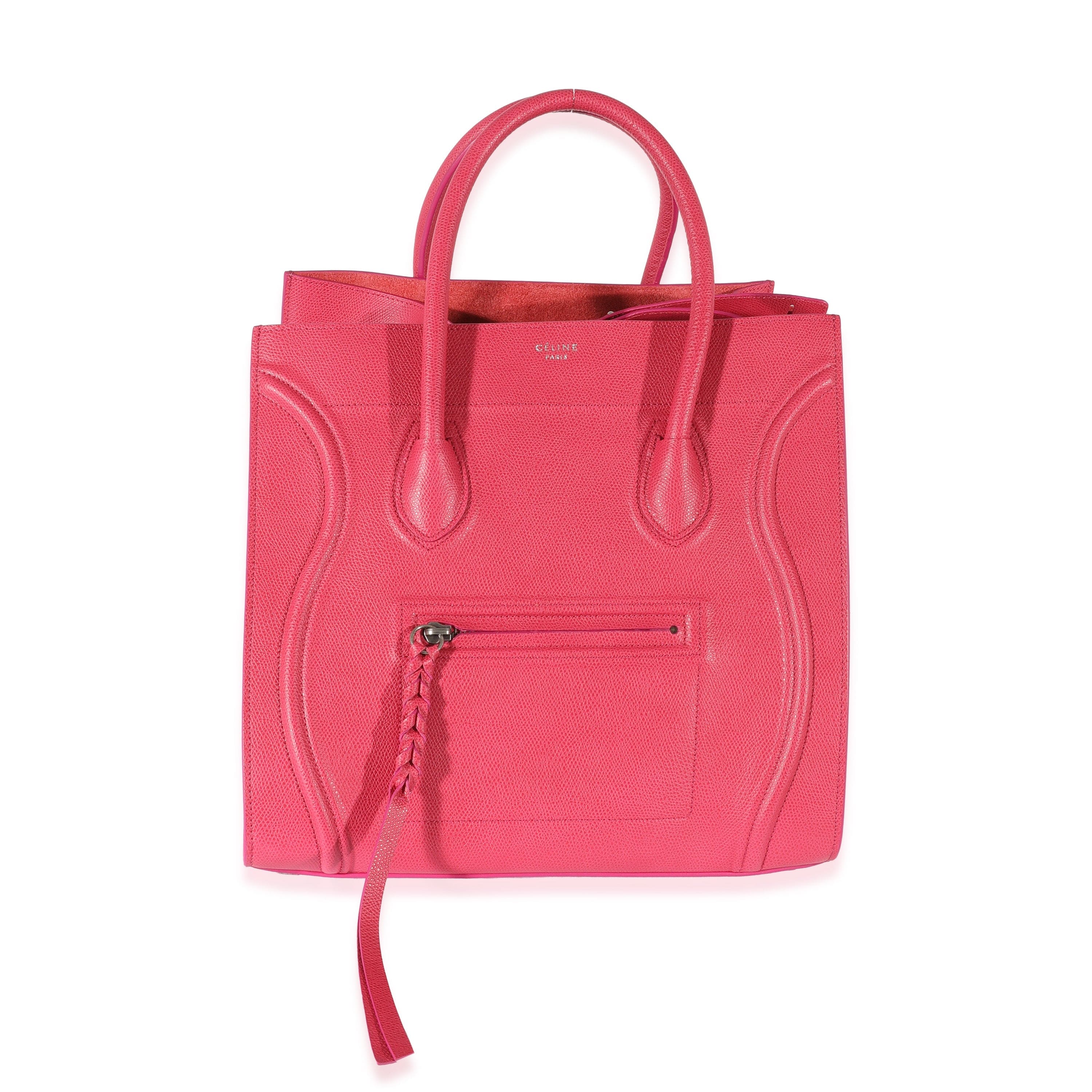 Celine Celine Pink Leather Phantom Luggage Tote