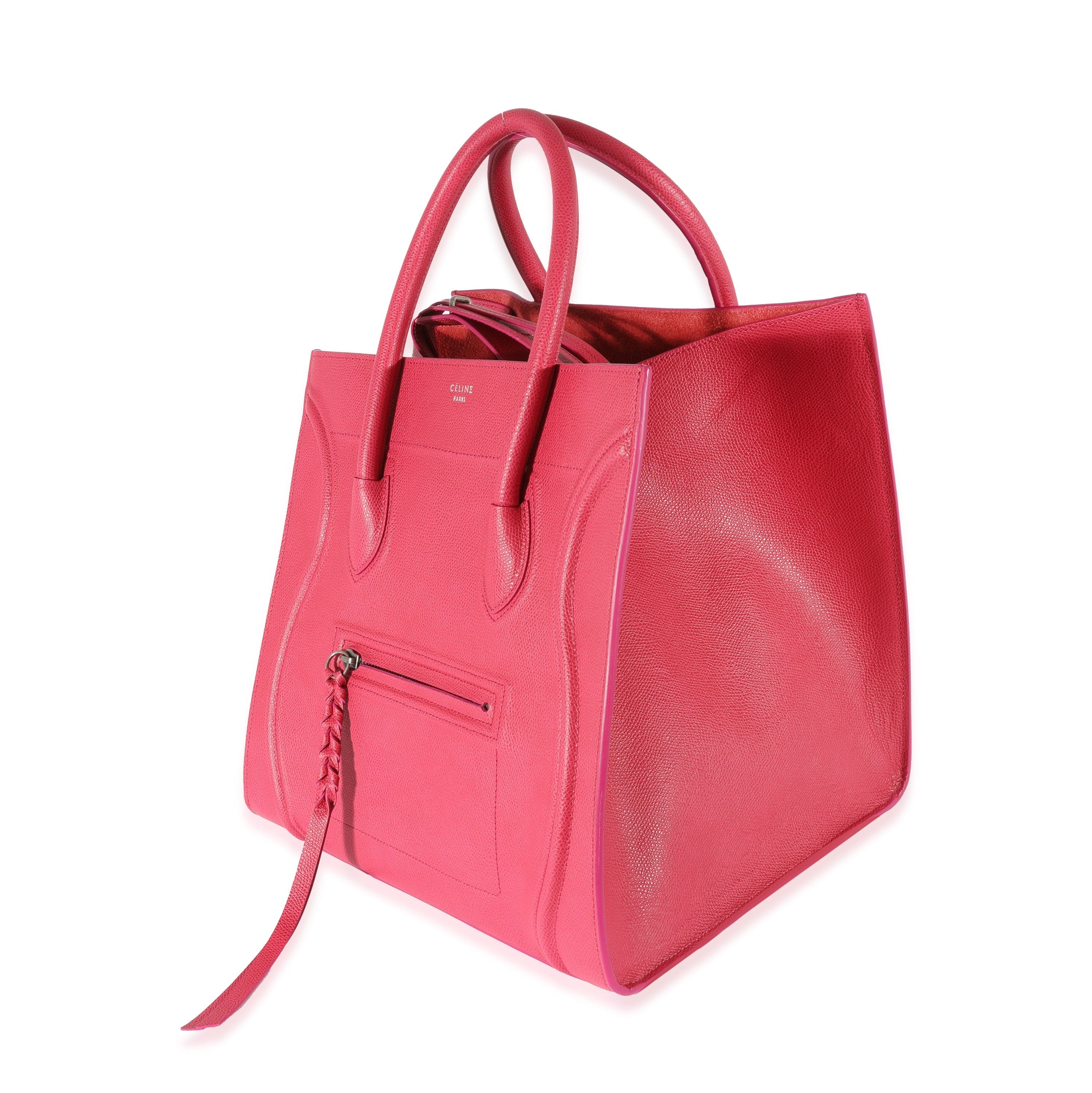 Celine Celine Pink Leather Phantom Luggage Tote