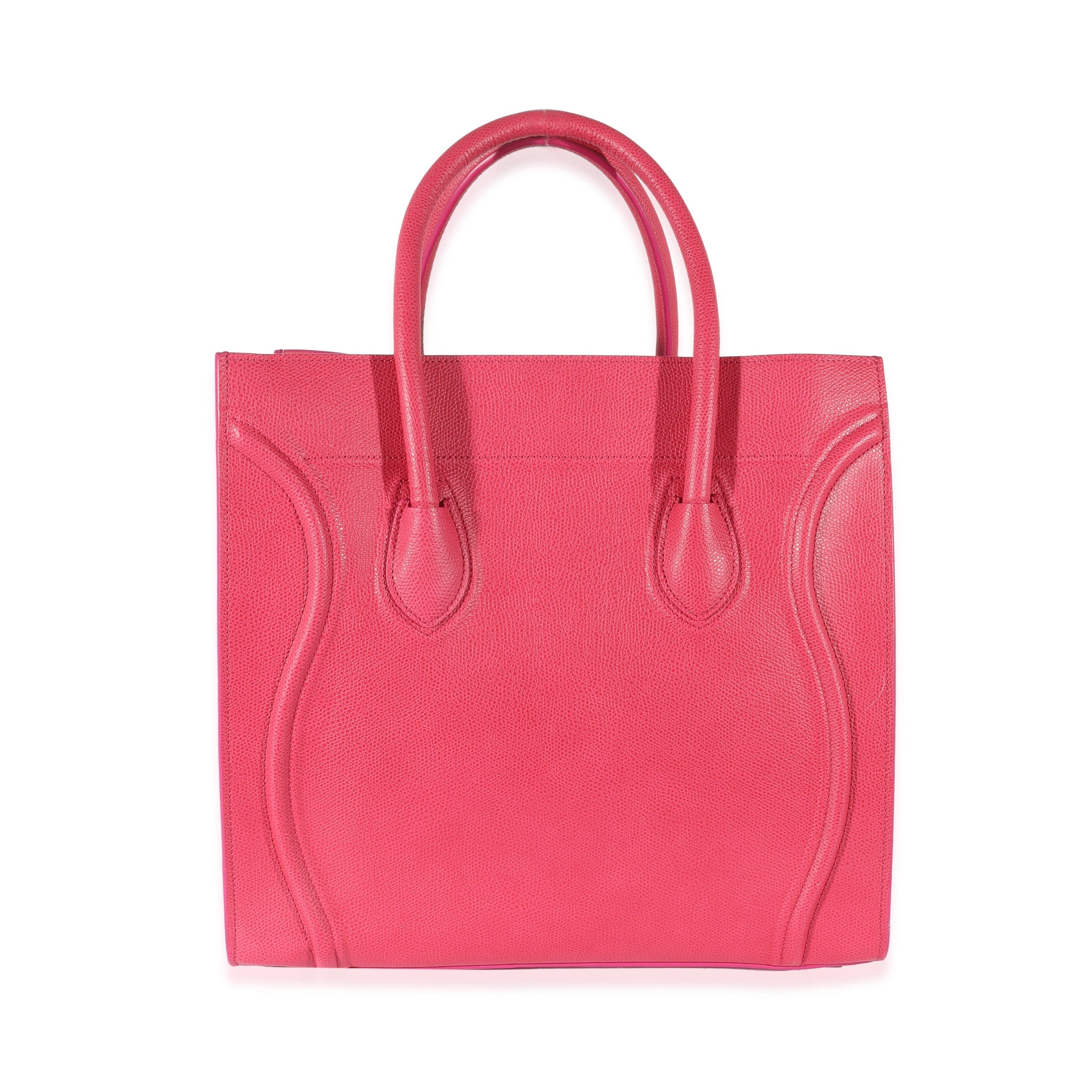 Celine Celine Pink Leather Phantom Luggage Tote