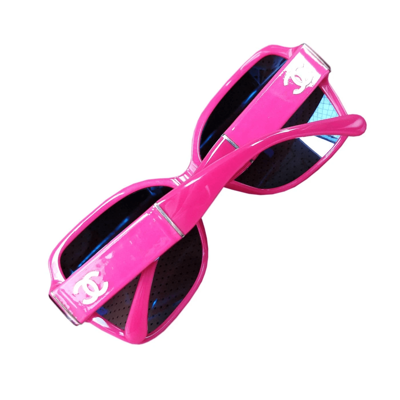 Chanel Chanel CC Pink Frame Sunglasses