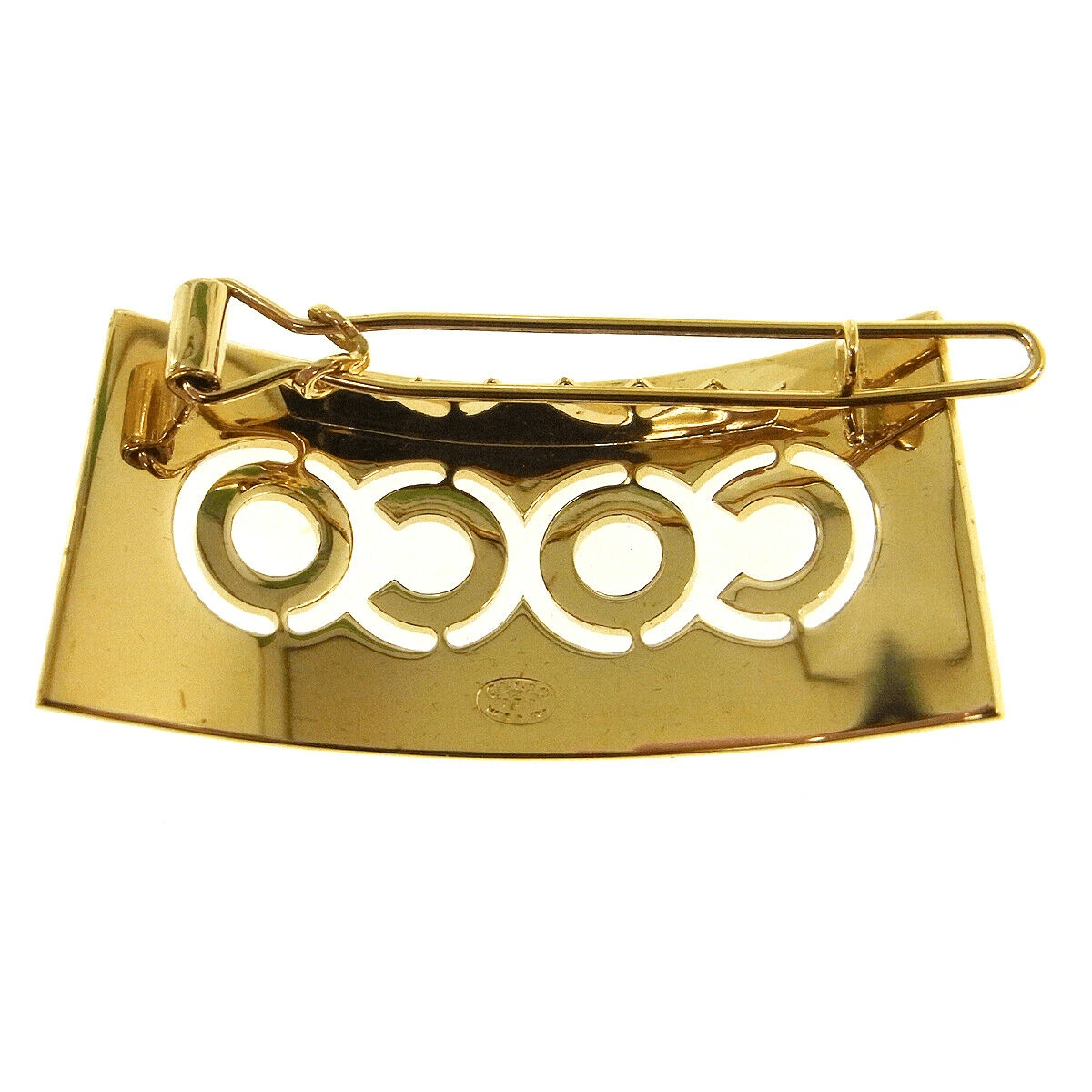 Chanel Chanel Hair Barrette Gold