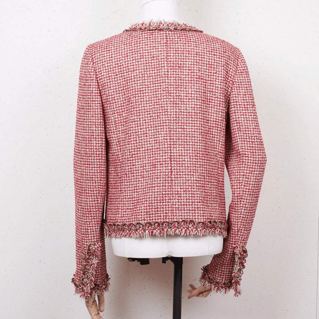 Chanel Chanel Red Tweed Jacket