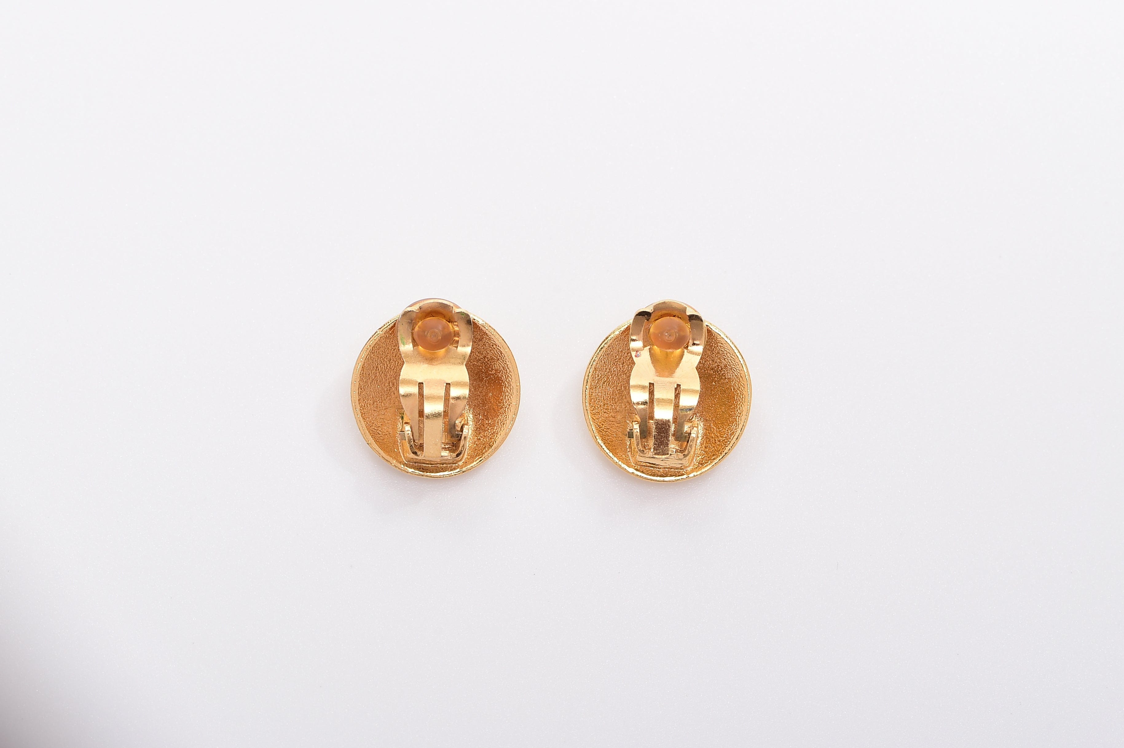 Chanel 96A Crown Stud Earrings ASL4350