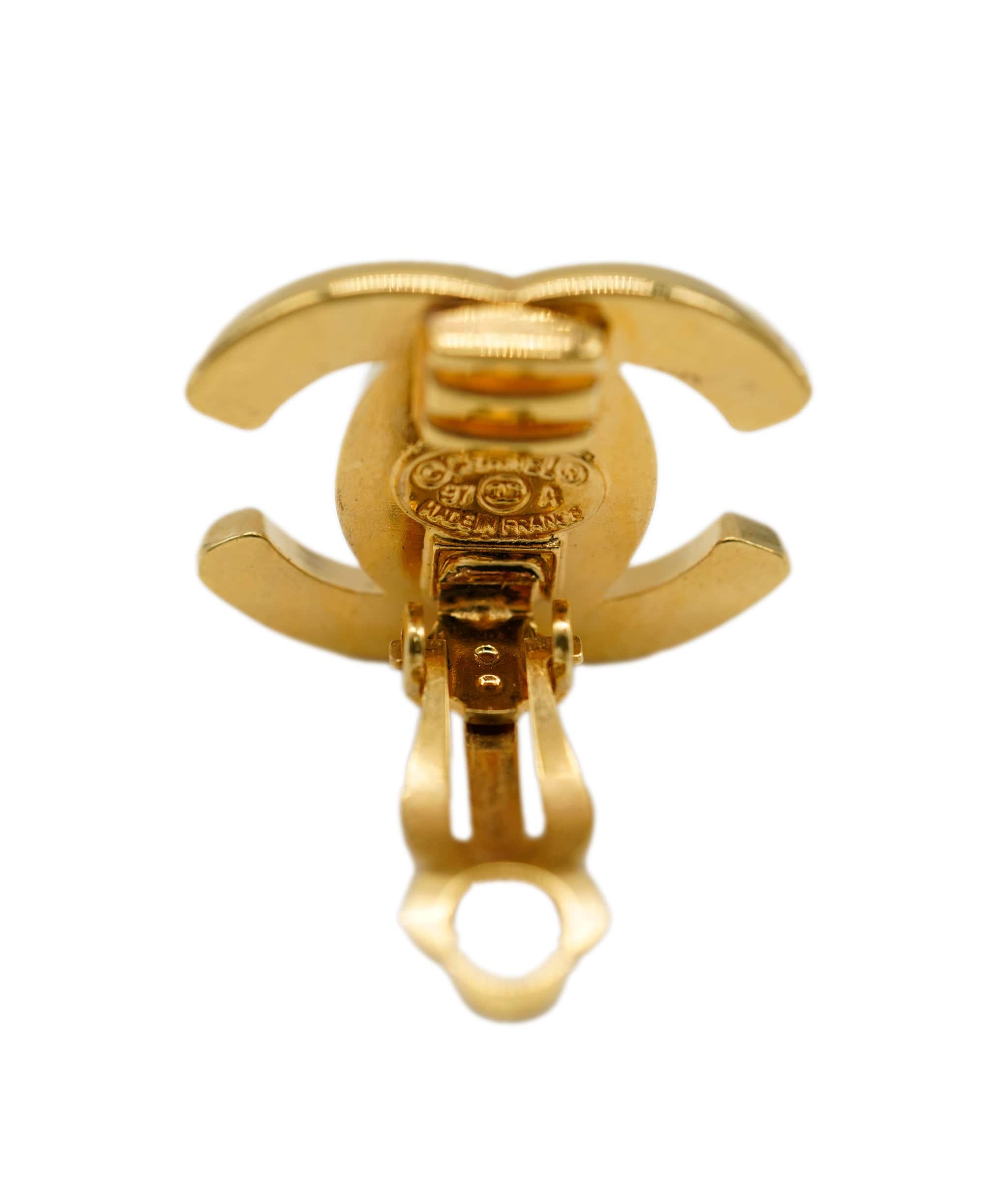 Chanel CC Small Clips Gold ASL7574