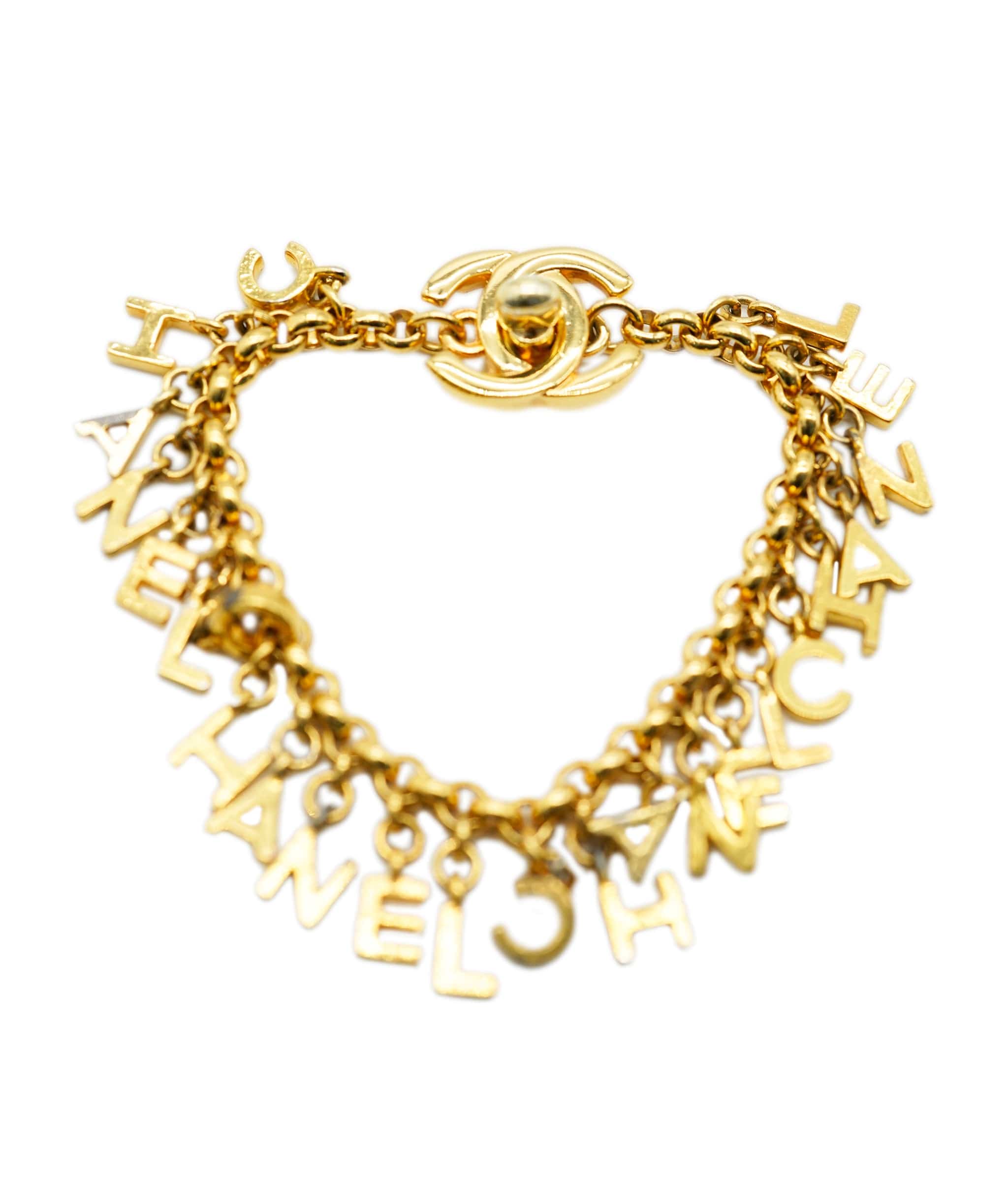 Chanel CC Turnlock Letters Bracelet ASL7583