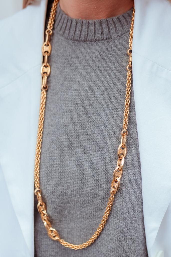 Chanel CELINE GOLD LOGO CHAIN LG - AWL3420