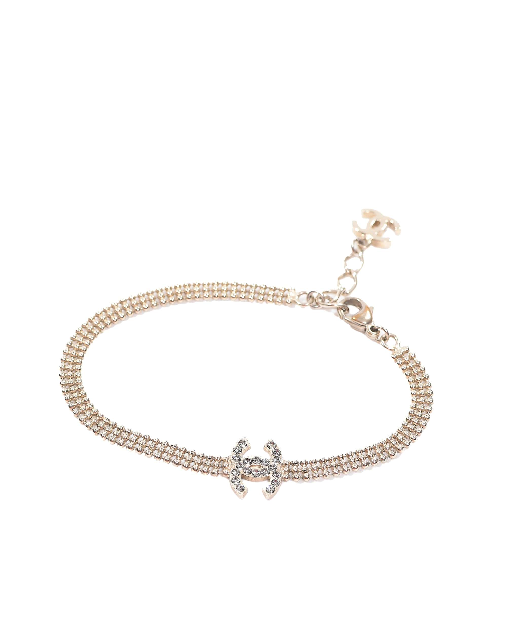 Chanel Cha triple ball chain and cc bracelet - AWL3583