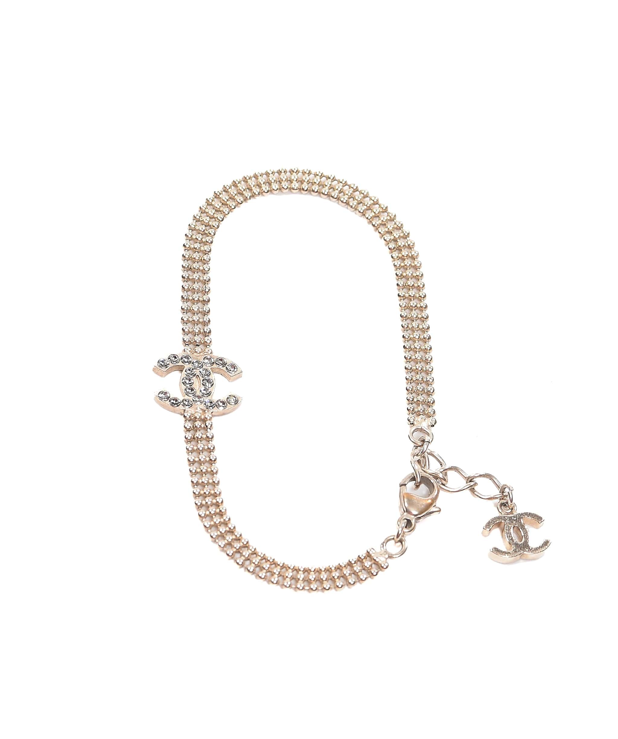 Chanel Cha triple ball chain and cc bracelet - AWL3583