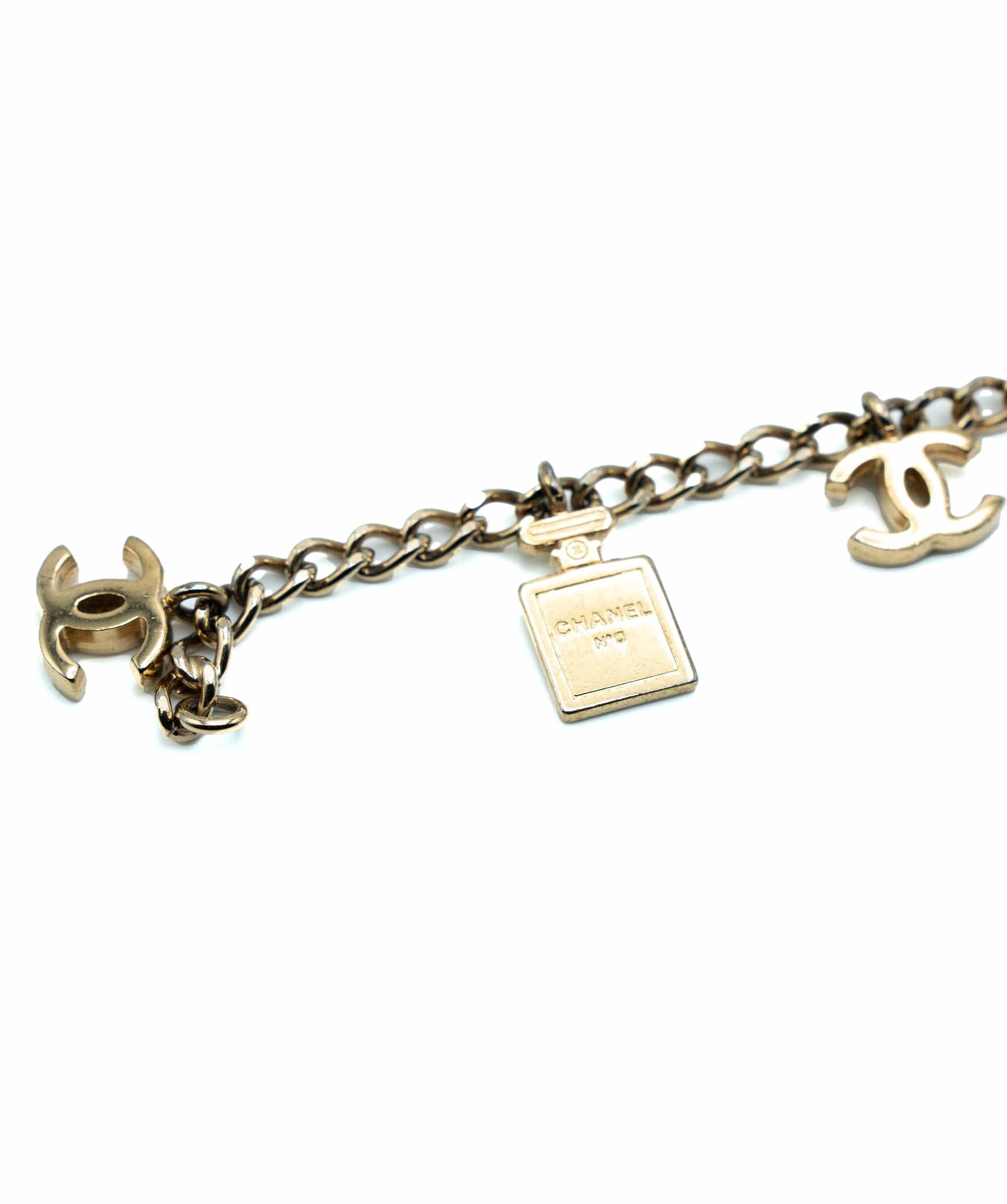 Chanel Chanel 02A Multi Charm Bracelet 65588