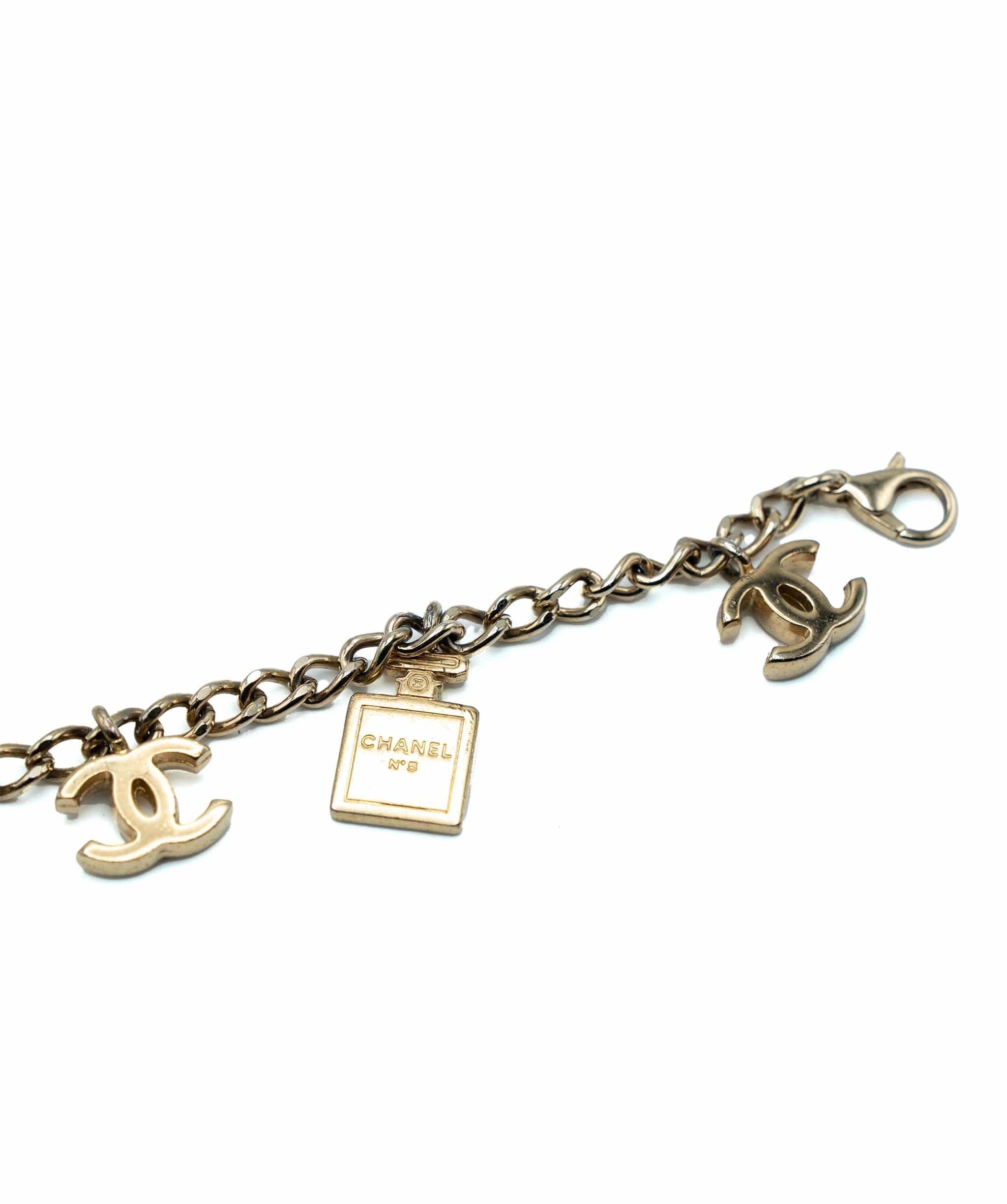 Chanel Chanel 02A Multi Charm Bracelet 65588