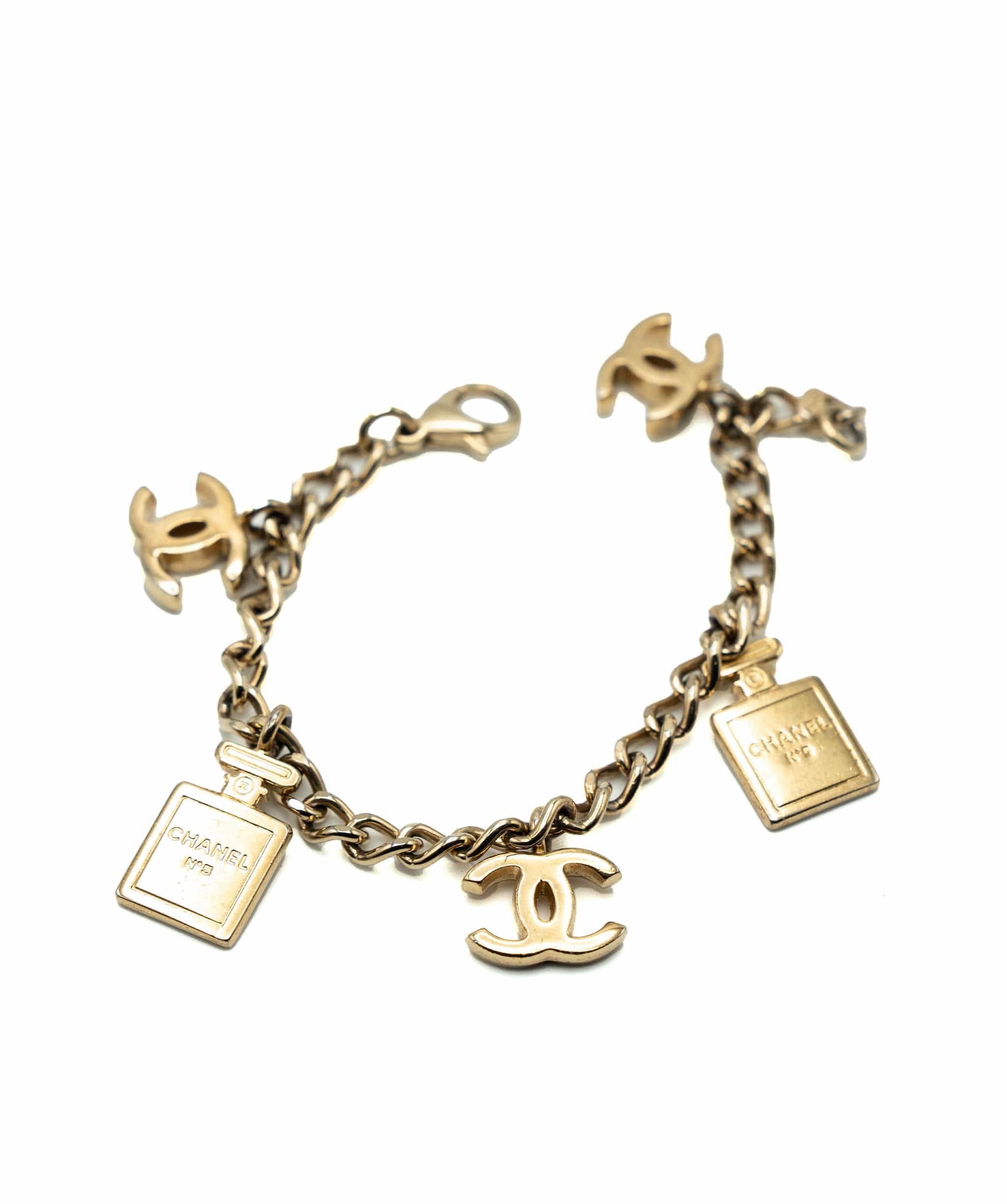 Chanel Chanel 02A Multi Charm Bracelet 65588