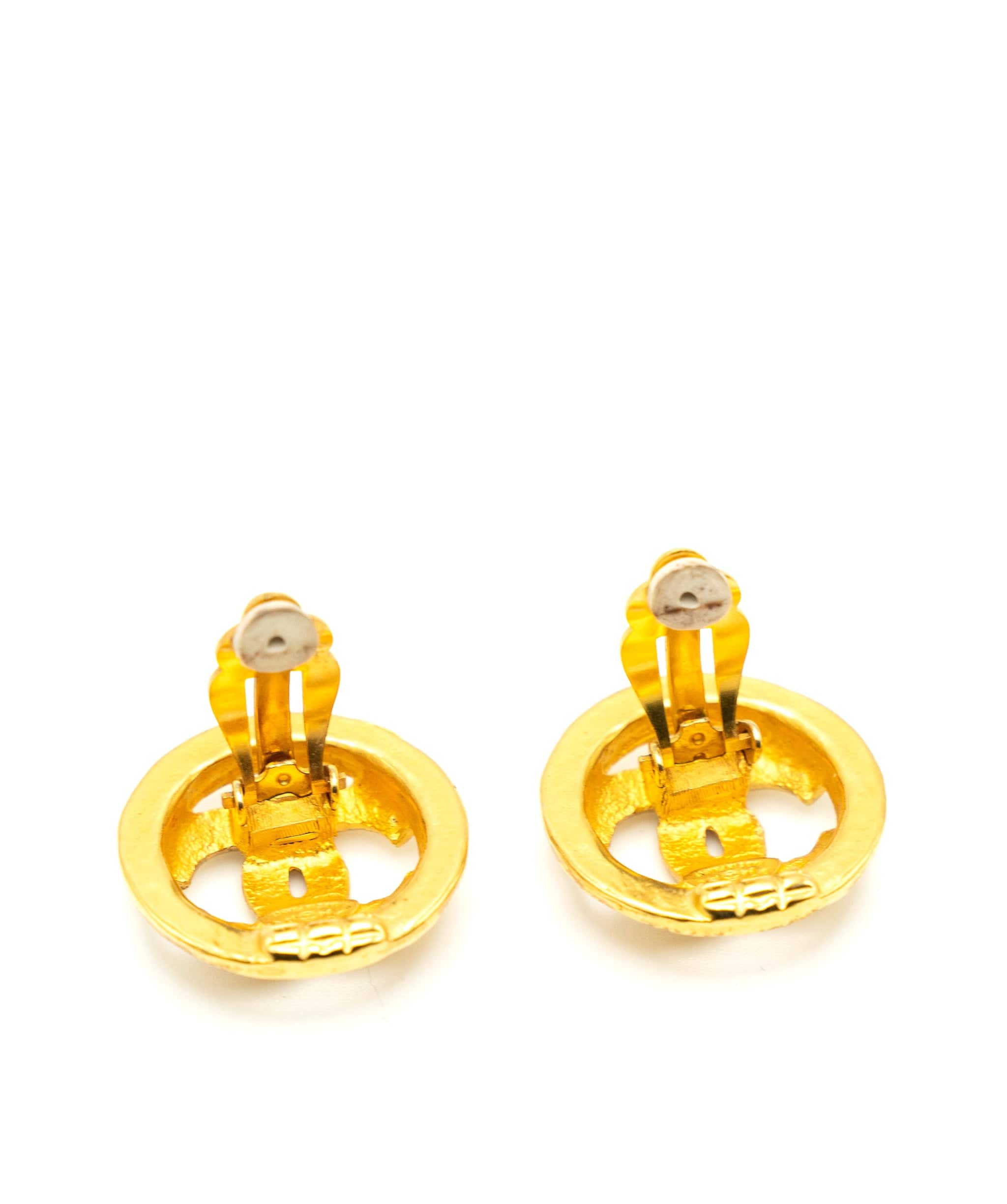 Chanel Chanel 94 CC Stud Earrings