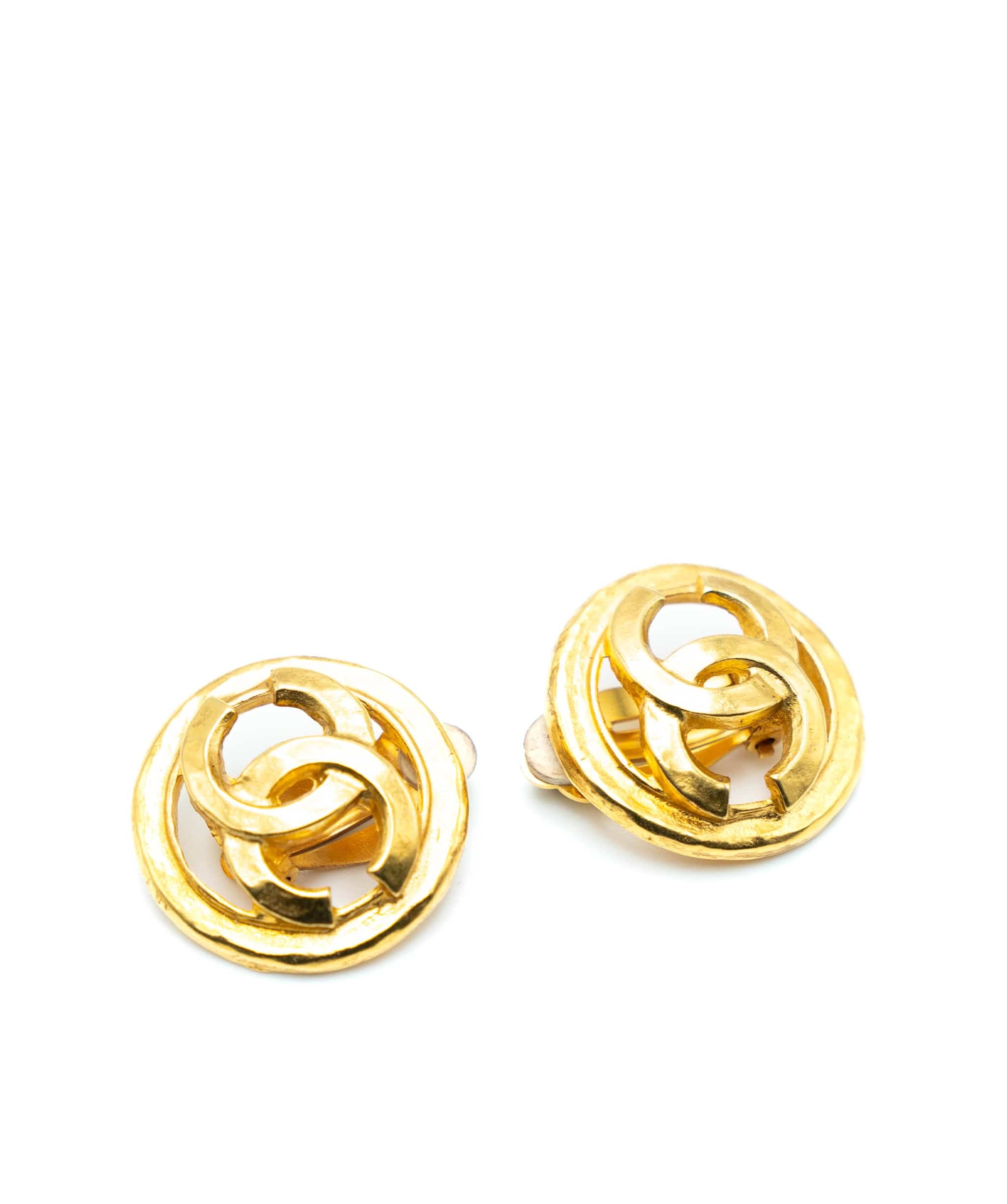 Chanel Chanel 94 CC Stud Earrings