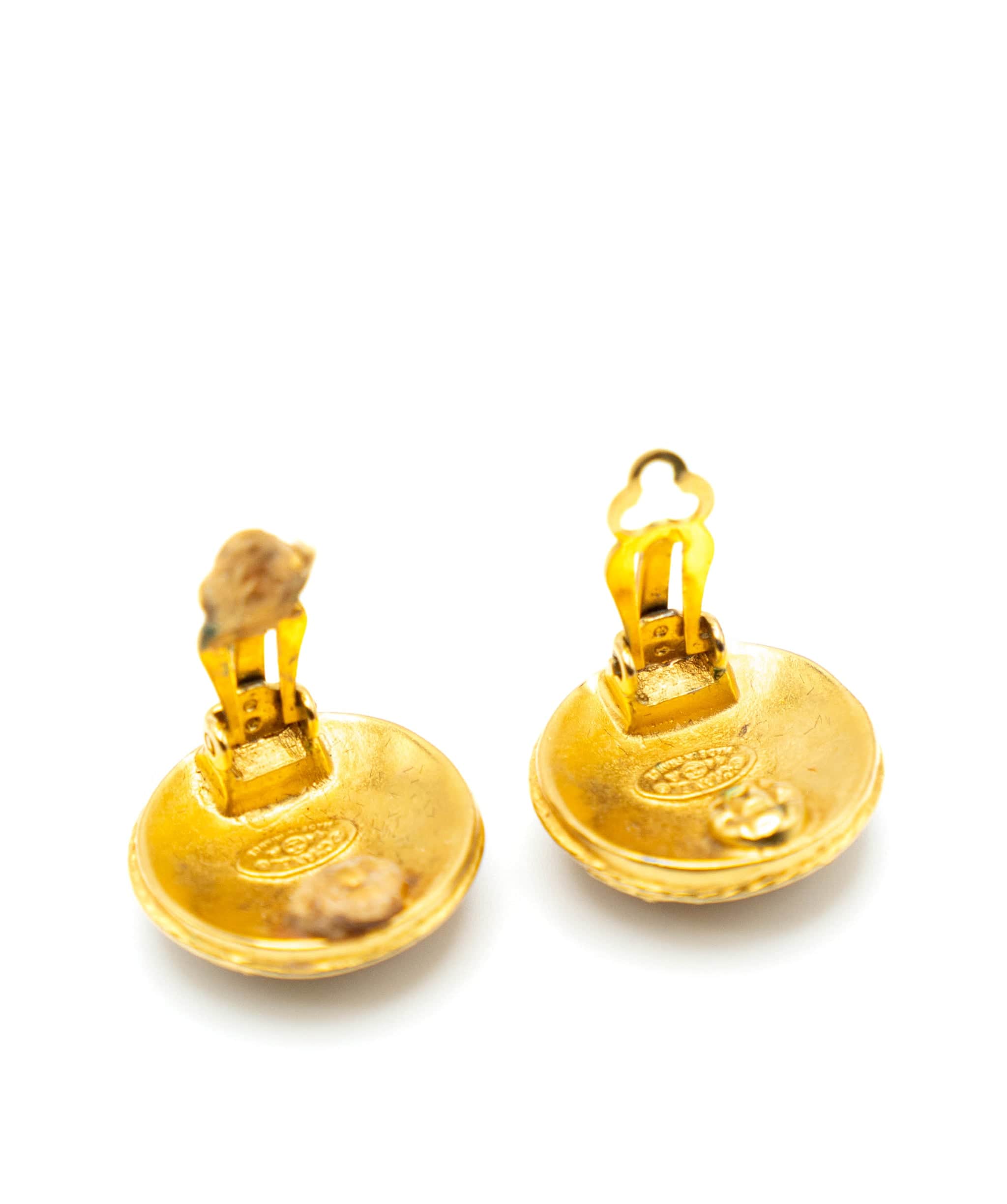 Chanel Chanel 94A 24k Gold Plated Earrings - ASL3900