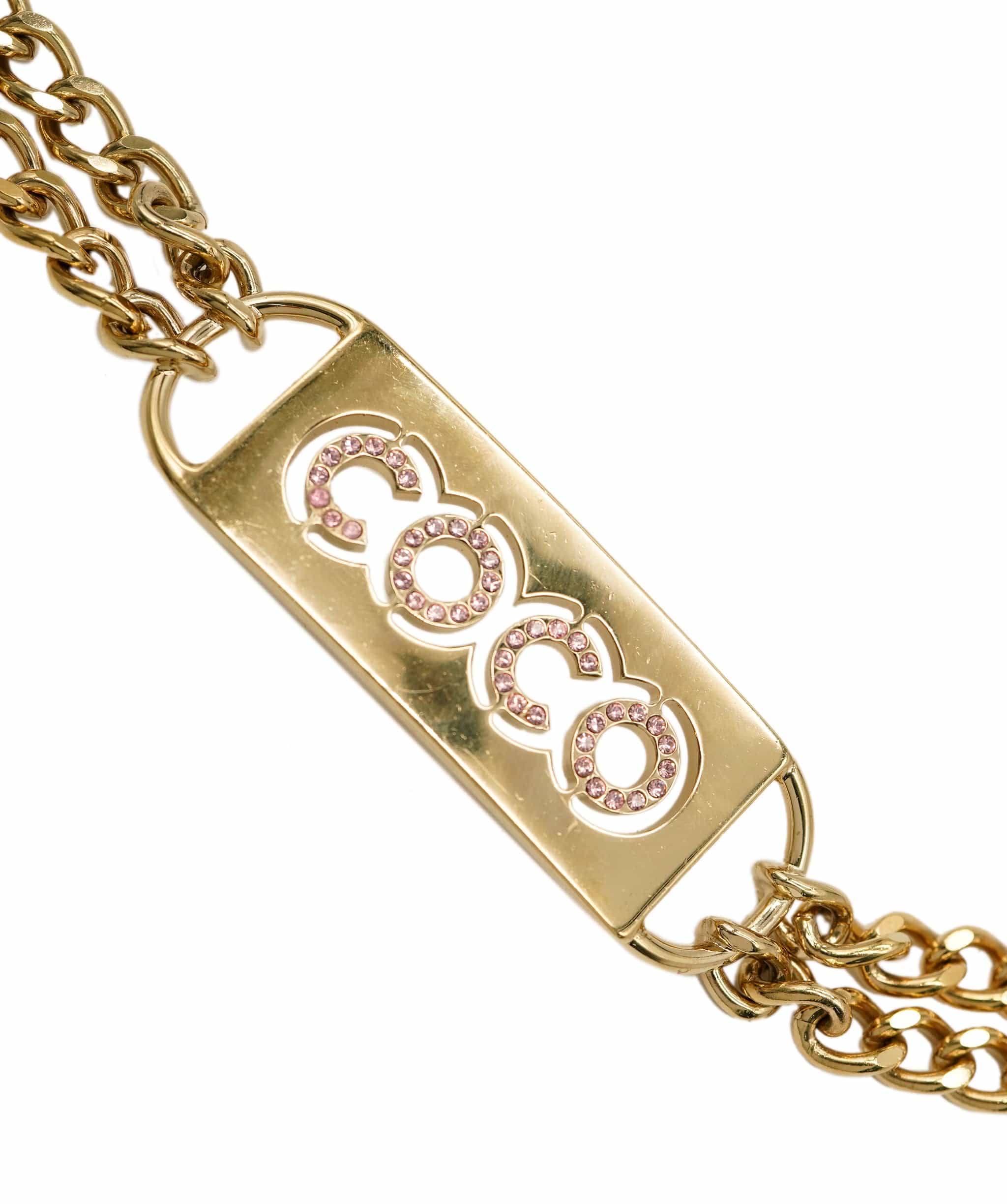 Chanel Chanel belt rhinestone ADL2036