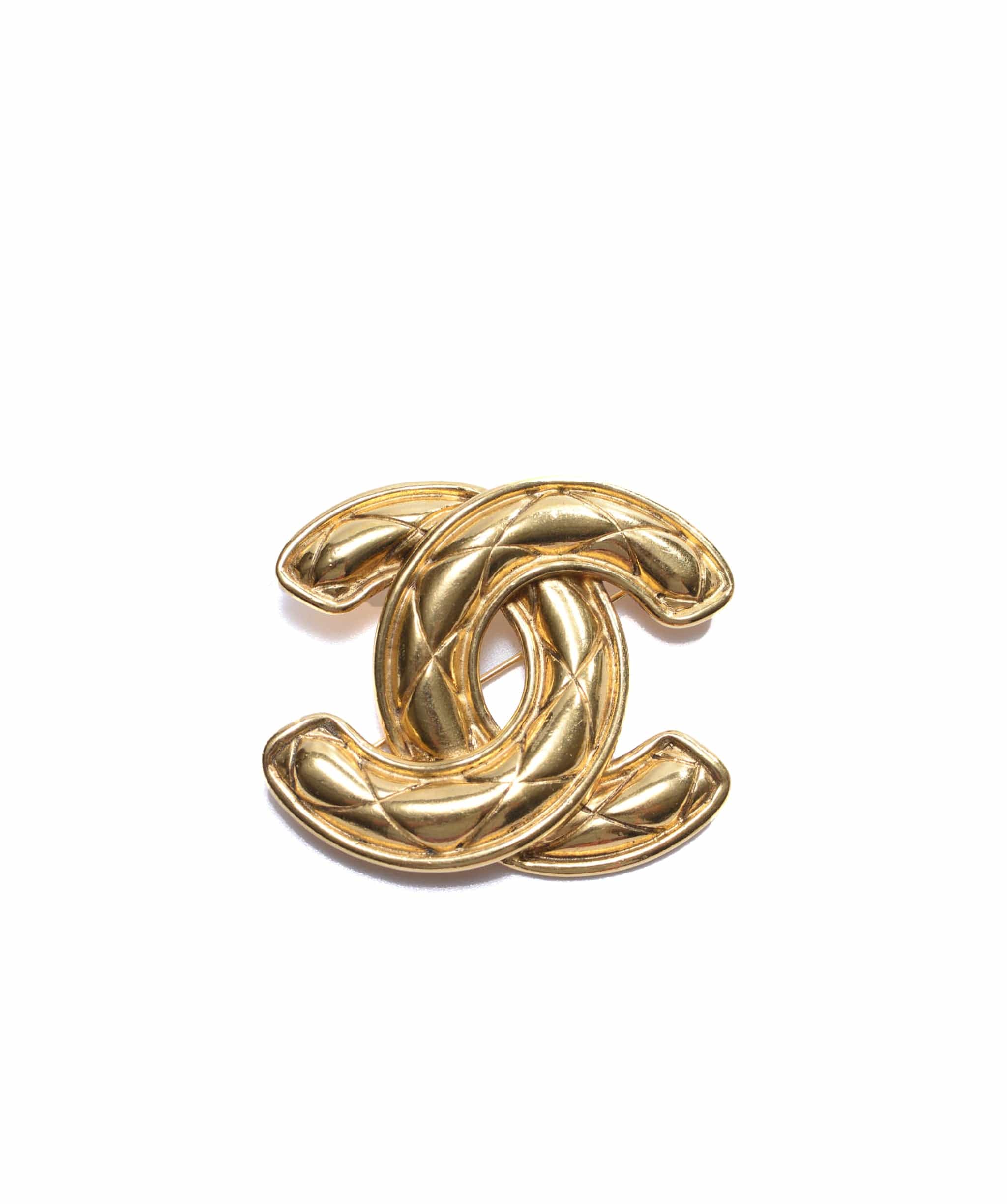 Chanel Chanel Big Quilted Matalasse CC Brooch - AWL3834