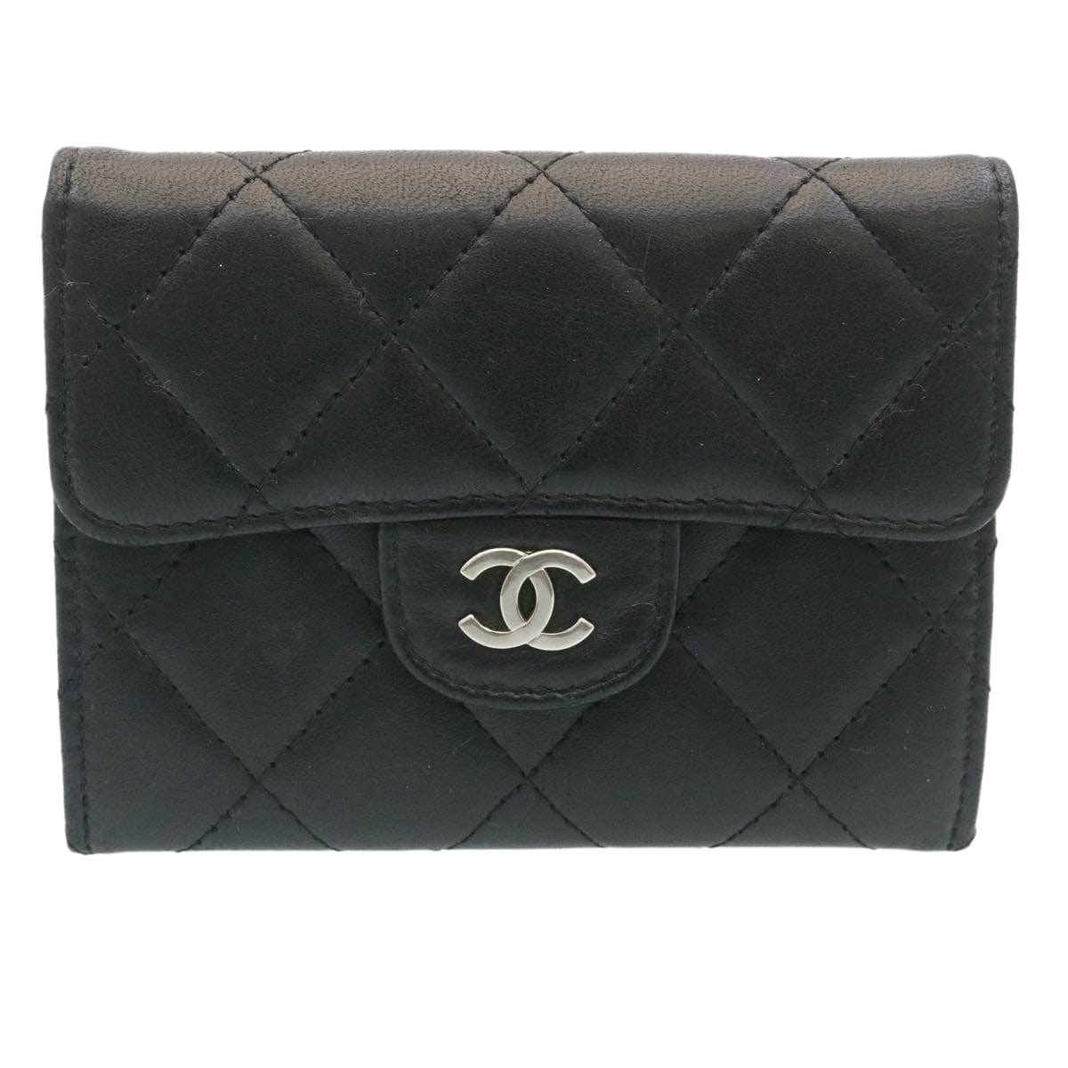 Chanel Chanel Black Classic Flap Coin Purse - ARL1019