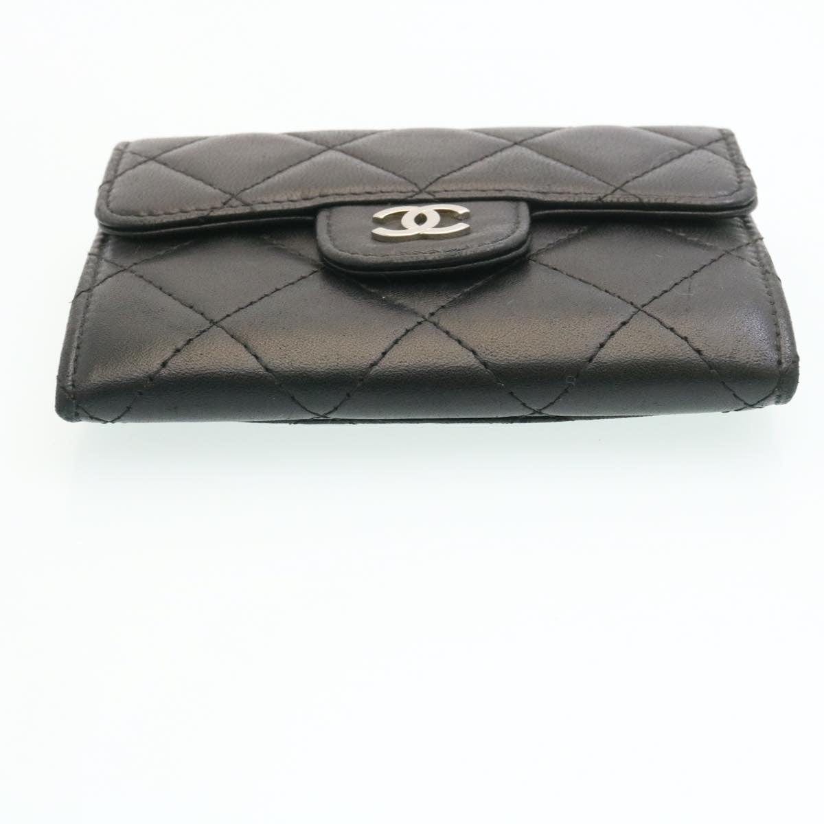 Chanel Chanel Black Classic Flap Coin Purse - ARL1019