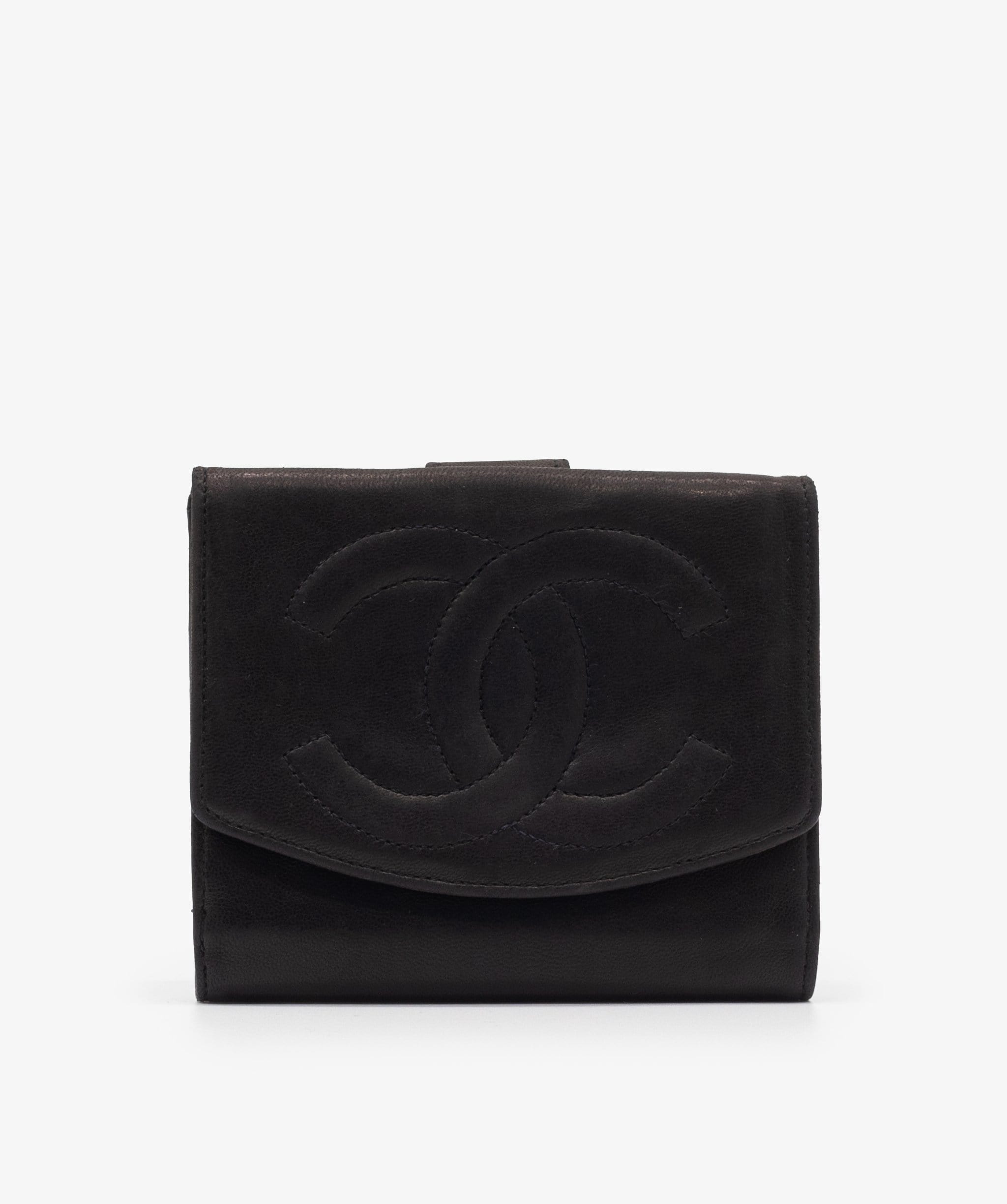 Chanel Chanel Black Compact Wallet RJL1237