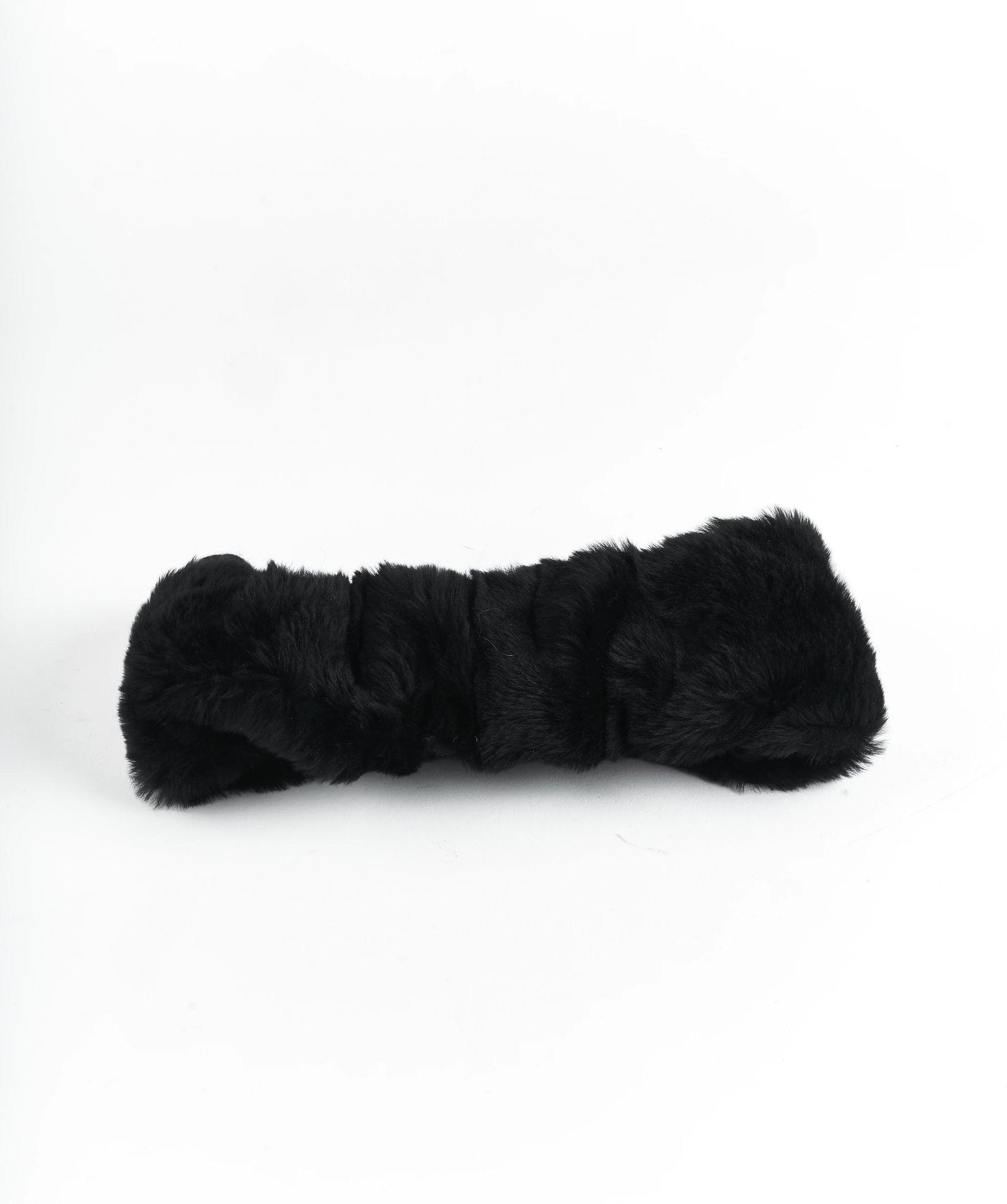 Chanel Chanel Black Fur Headband