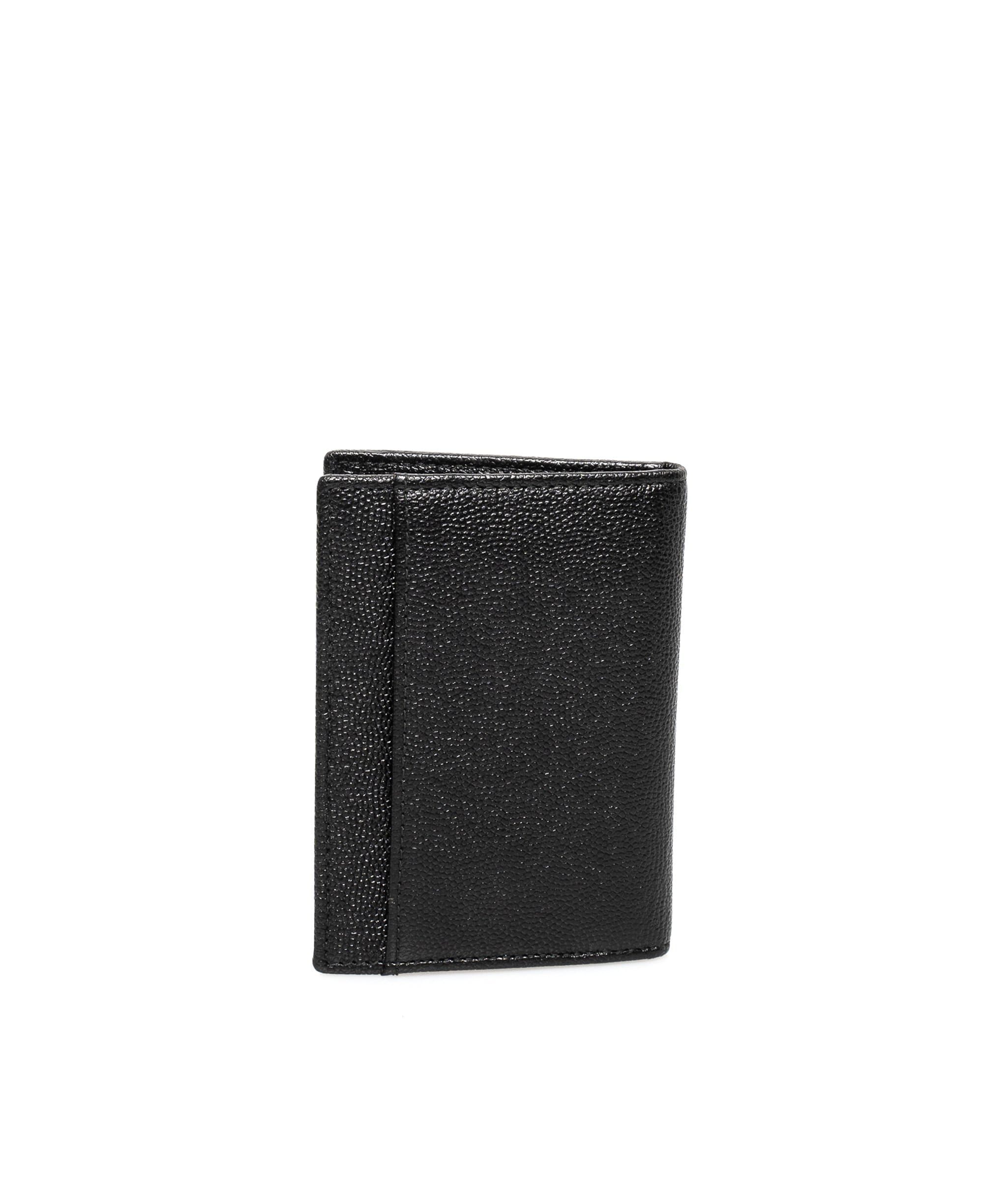 Chanel Chanel Black Grained Leather Card Holder - AWL2509