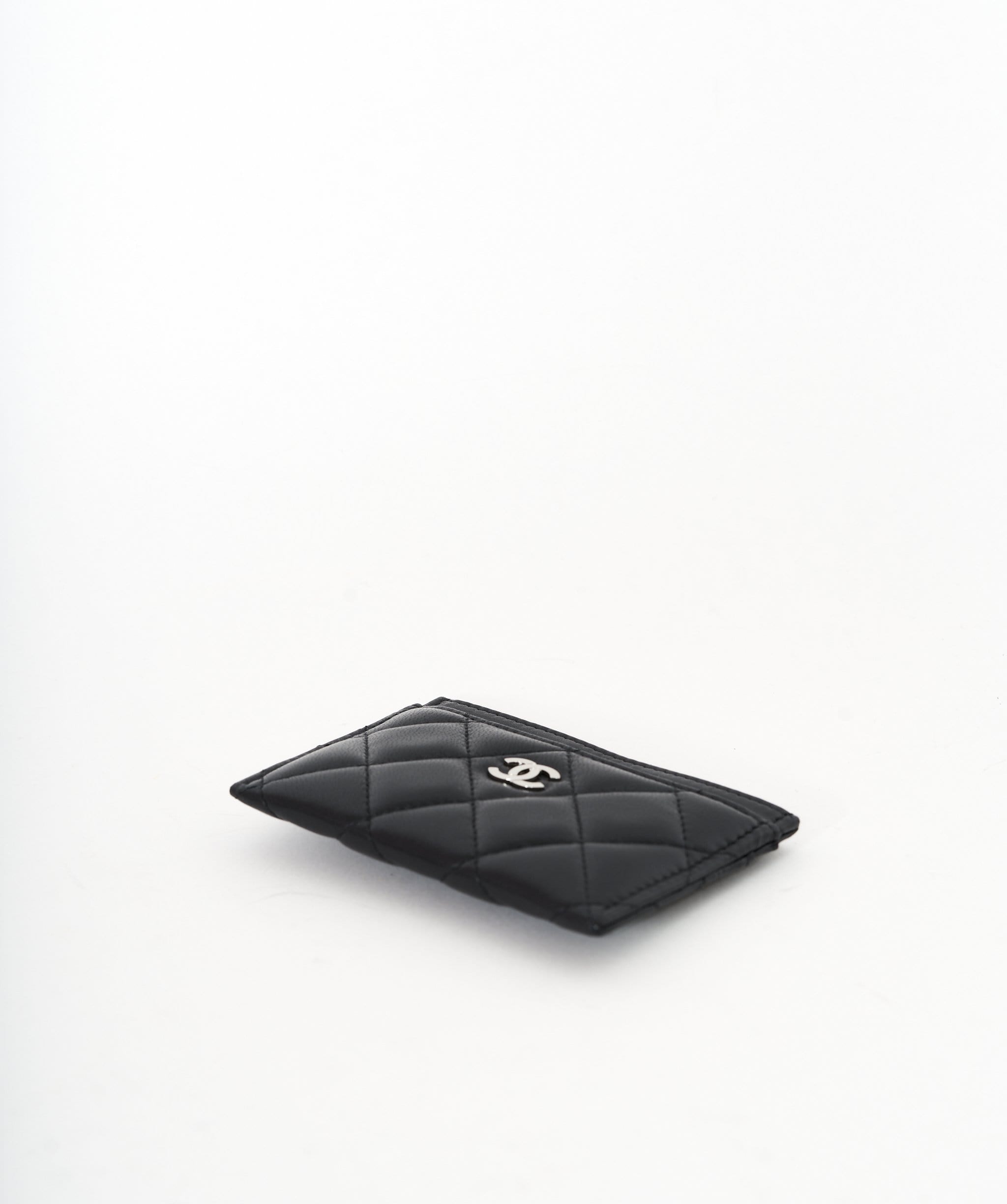 Chanel Chanel Black Lambskin Card Holder