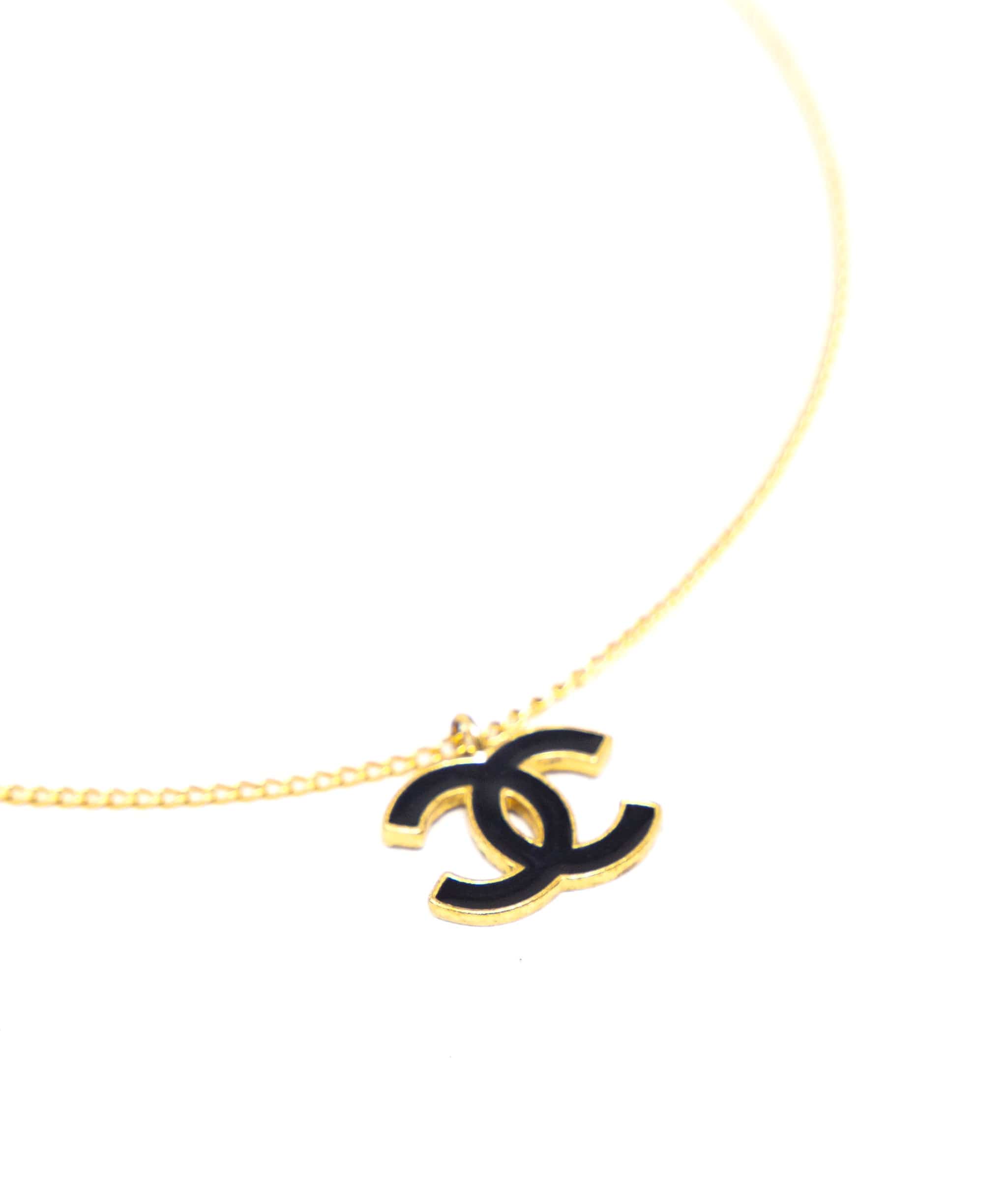 Chanel Chanel Black Necklace Pendant  ASL3564